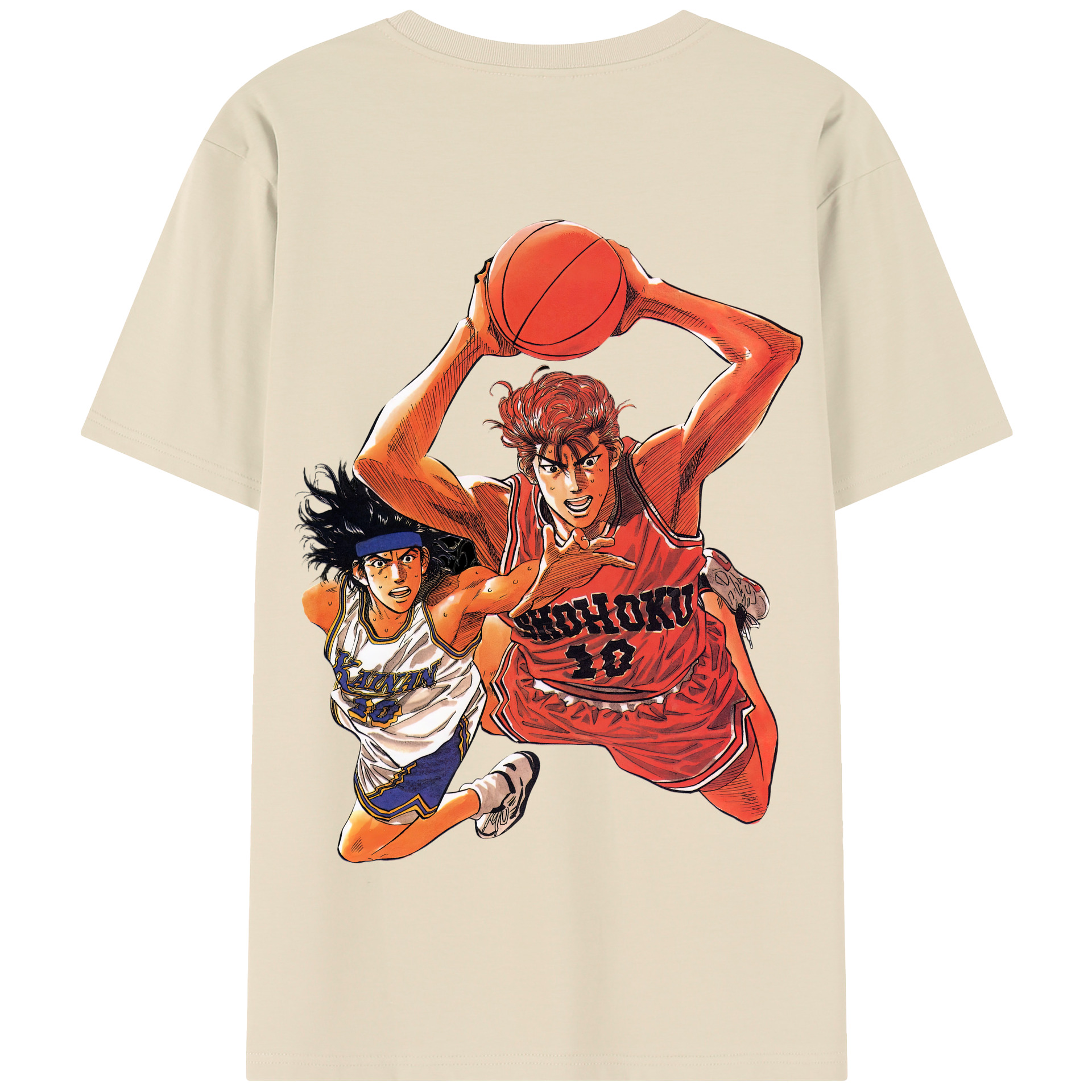 （画像用） SLAM DUNK／スラムダンク 綿100％半袖Tシャツ（背面プリント）