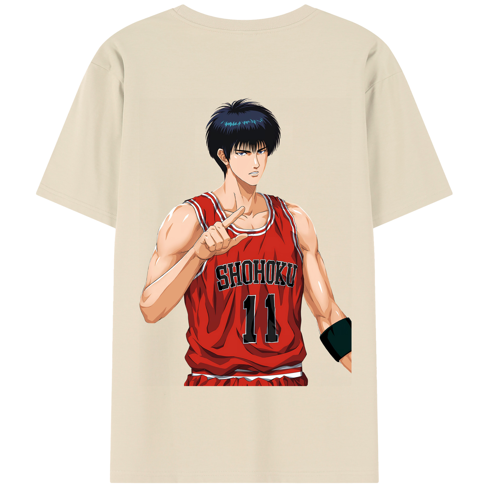 SLAM DUNK／スラムダンク 綿100％半袖Tシャツ（背面プリント）