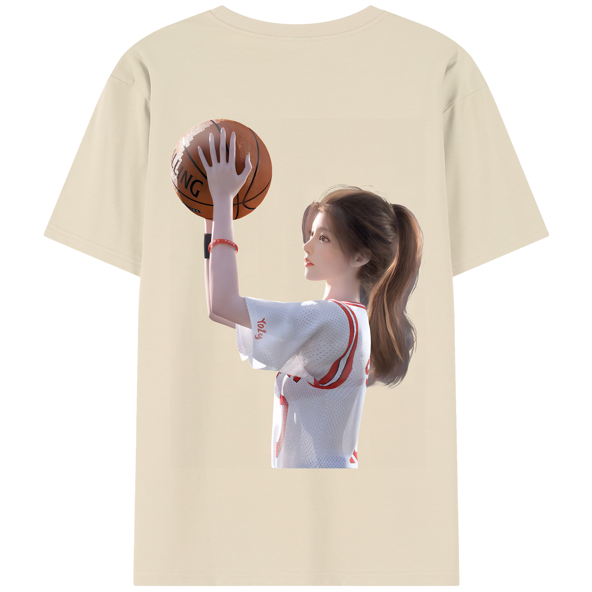 SLAM DUNK／スラムダンク 綿100％半袖Tシャツ（背面プリント）