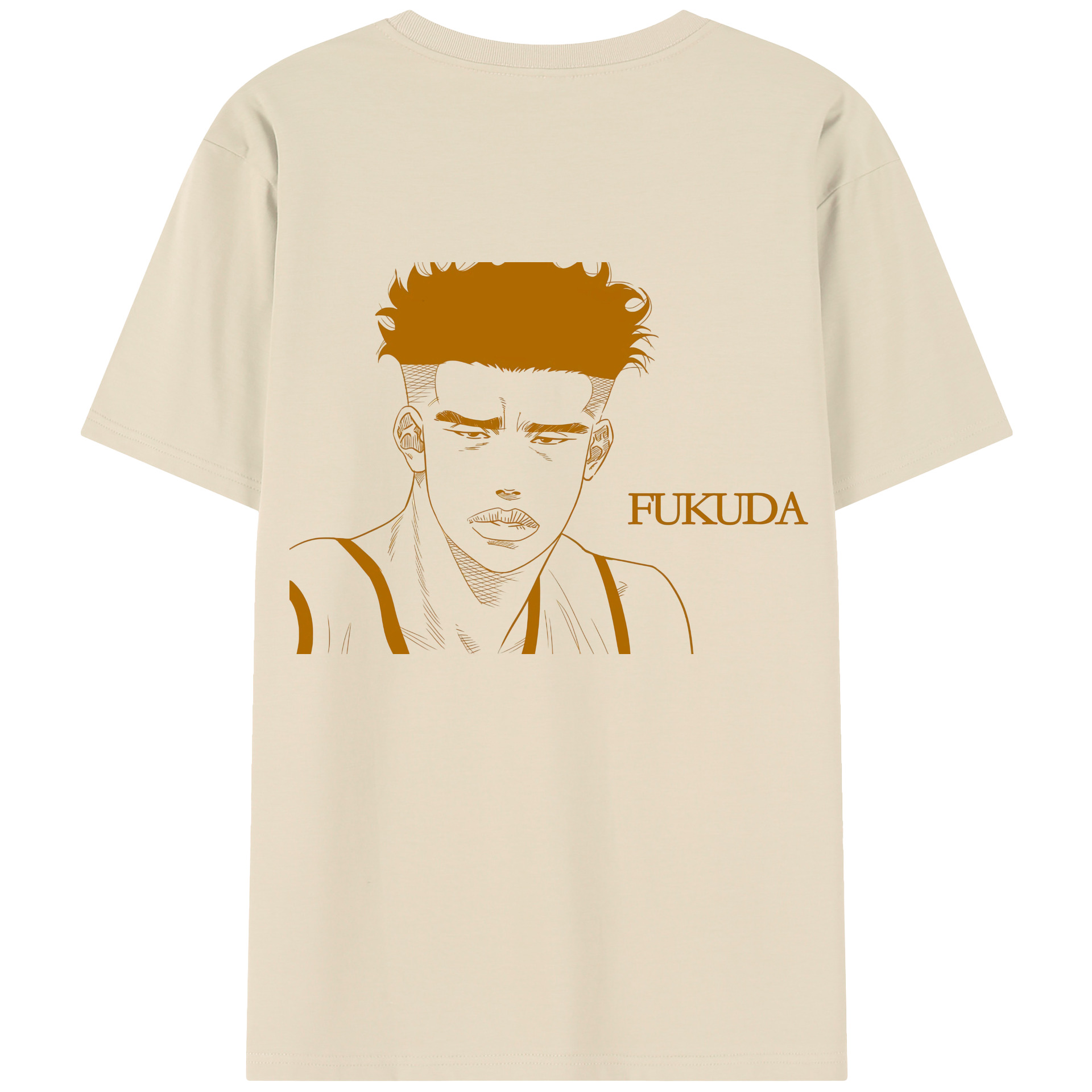 SLAM DUNK／スラムダンク 綿100％半袖Tシャツ（背面プリント）