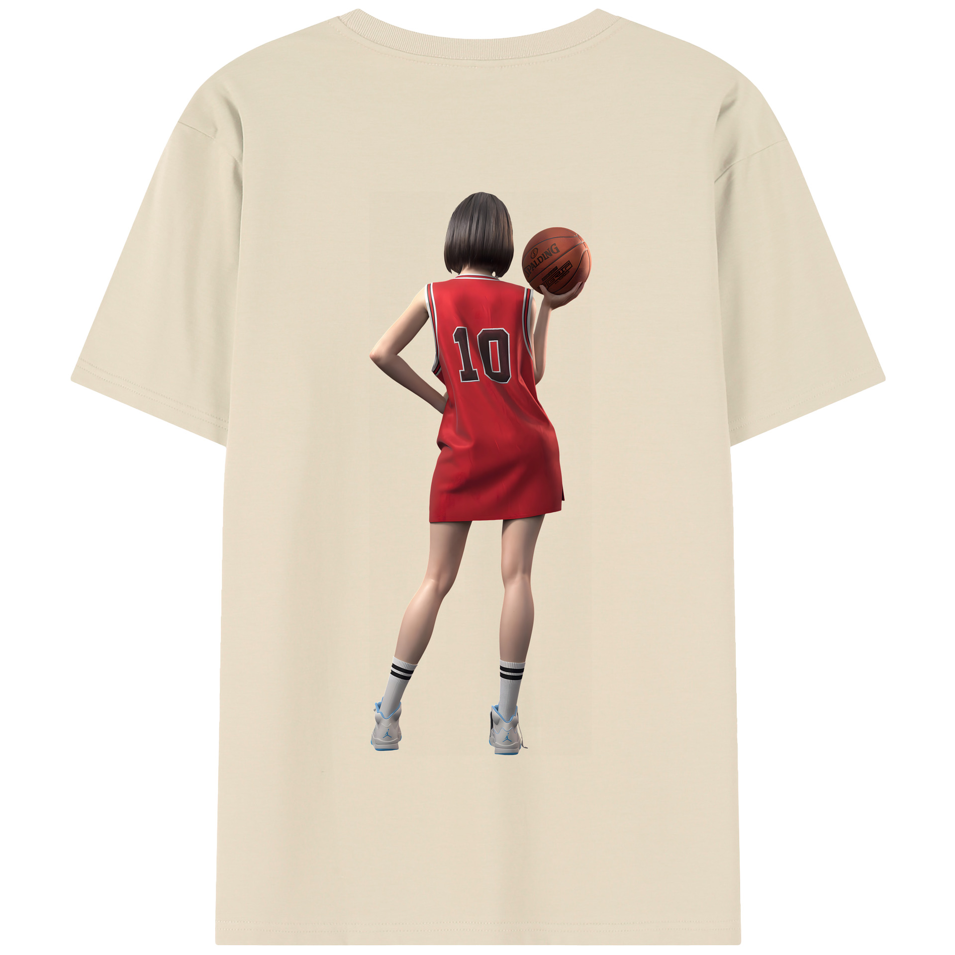 SLAM DUNK／スラムダンク 綿100％半袖Tシャツ（背面プリント）