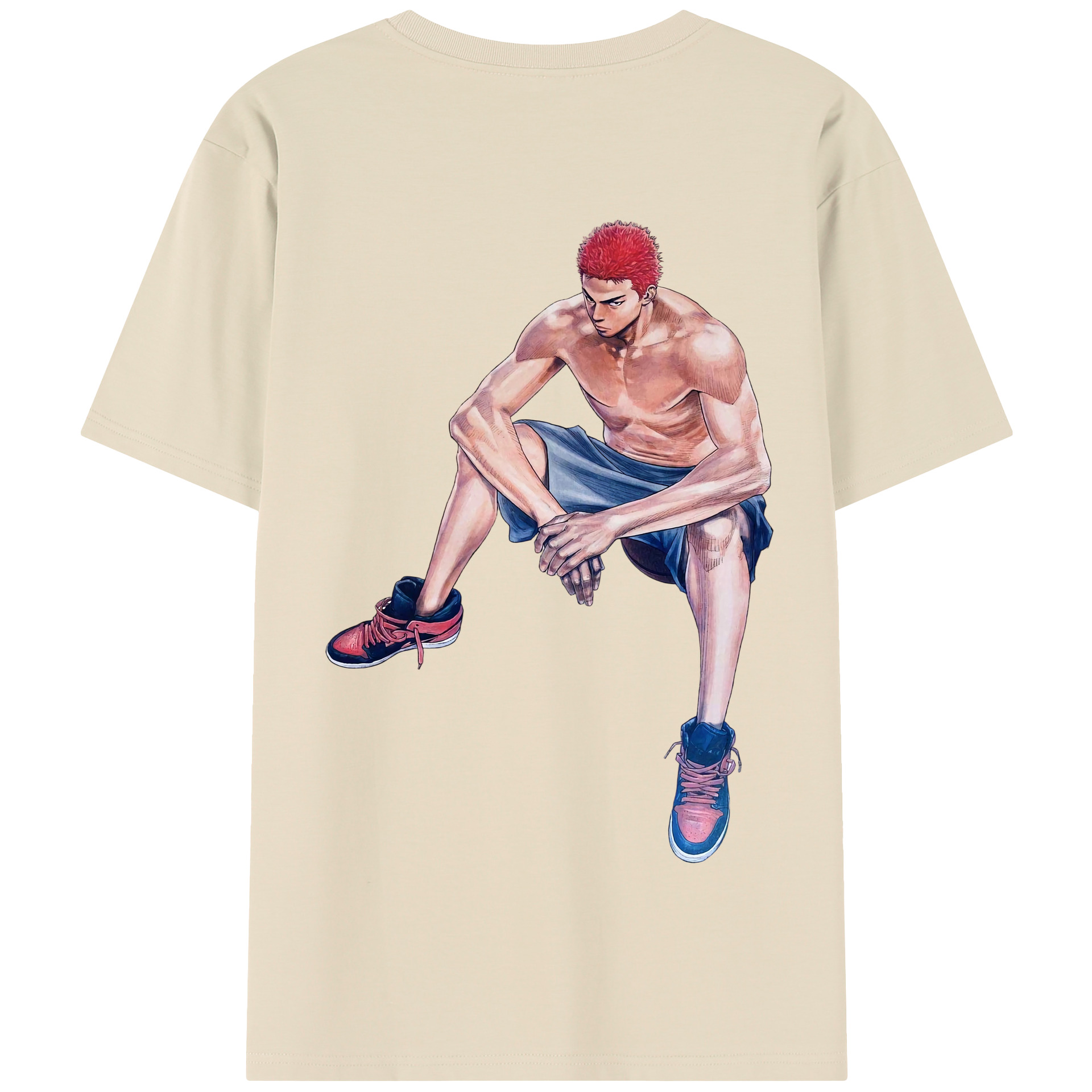 SLAM DUNK／スラムダンク 綿100％半袖Tシャツ（背面プリント）