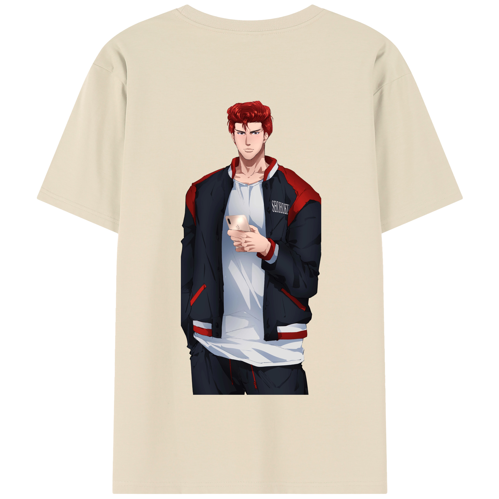 SLAM DUNK／スラムダンク 綿100％半袖Tシャツ（背面プリント）