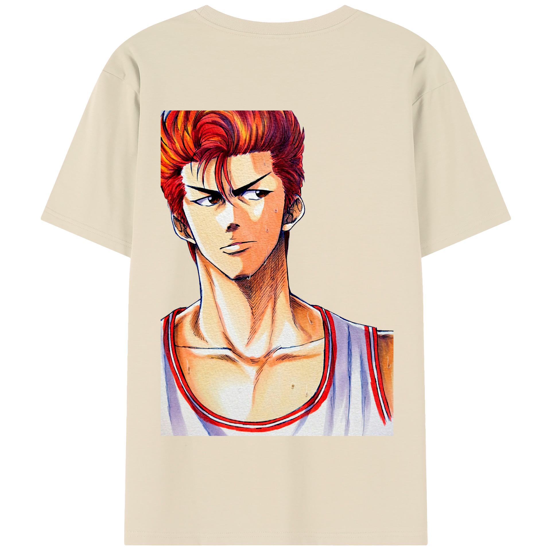 SLAM DUNK／スラムダンク 綿100％半袖Tシャツ（背面プリント）