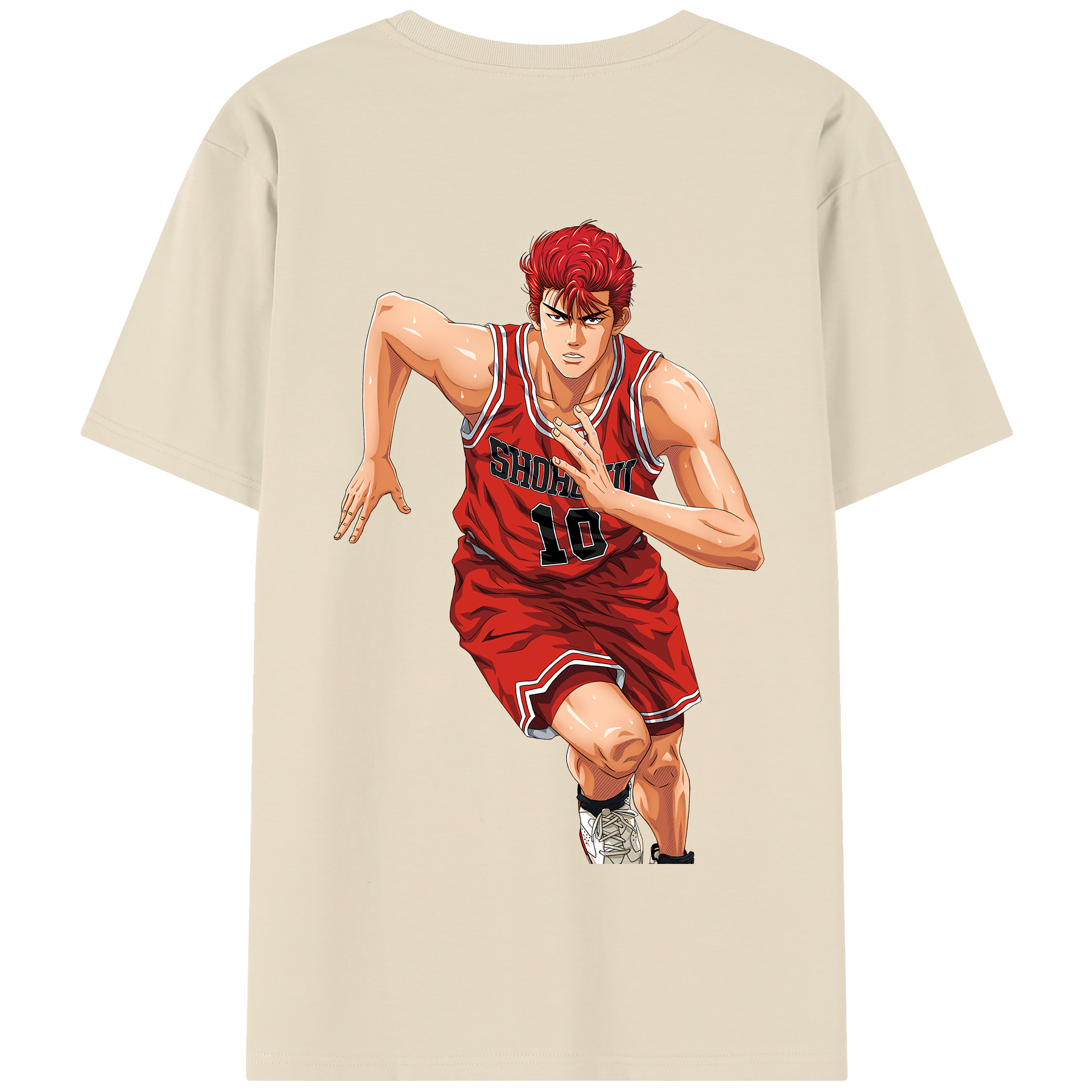 SLAM DUNK／スラムダンク 綿100％半袖Tシャツ（背面プリント）