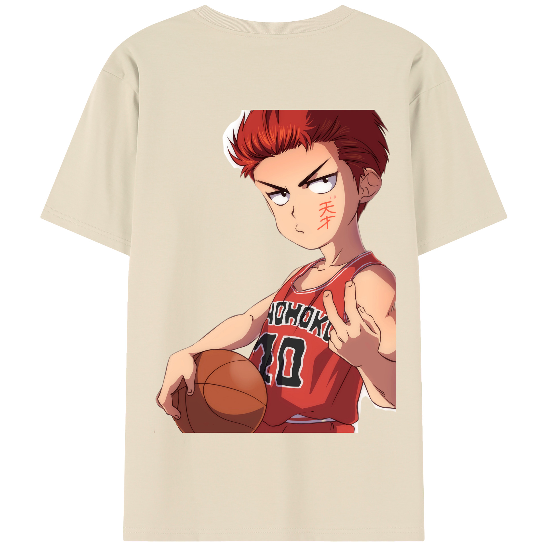 SLAM DUNK／スラムダンク 綿100％半袖Tシャツ（背面プリント）