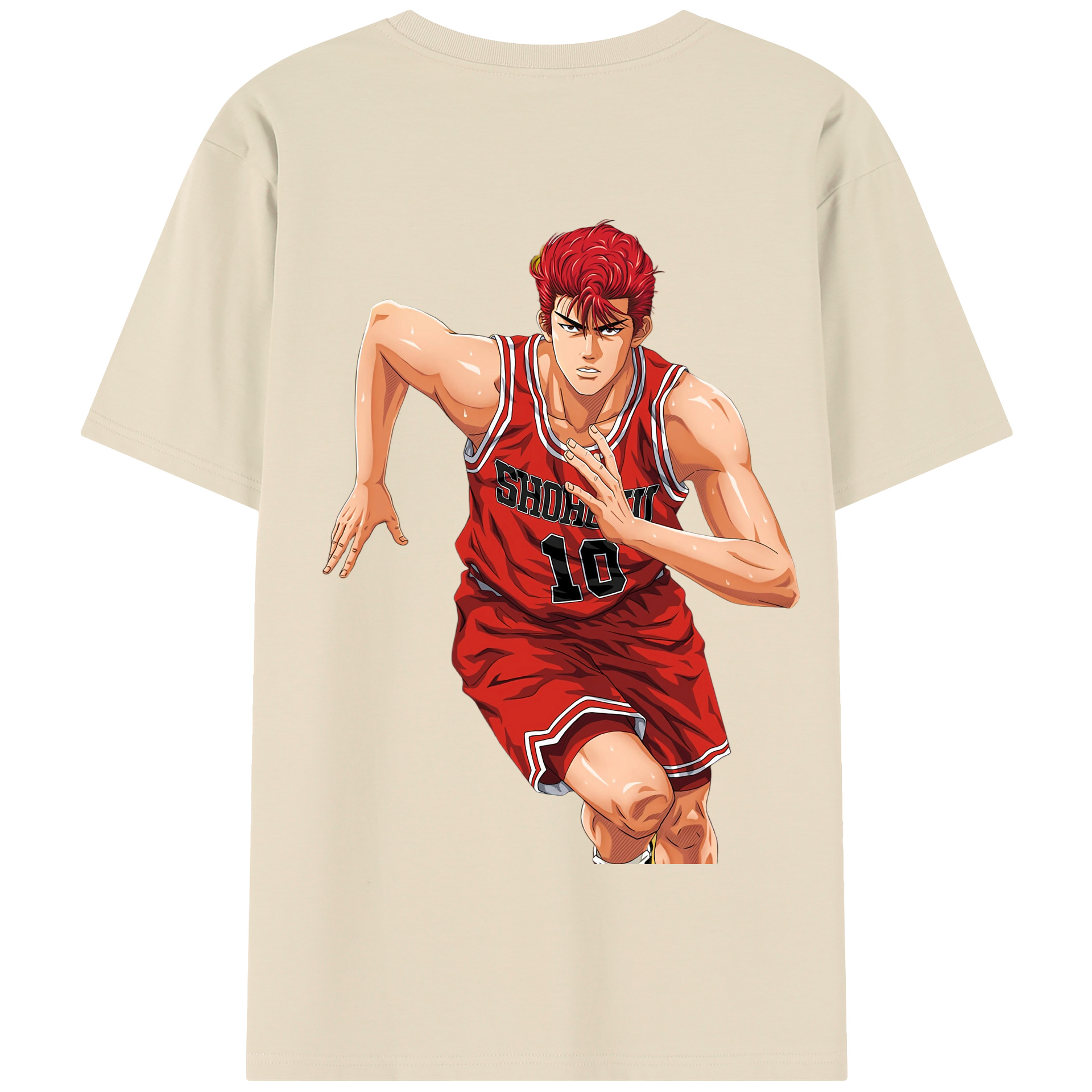 SLAM DUNK／スラムダンク 綿100％半袖Tシャツ（背面プリント）
