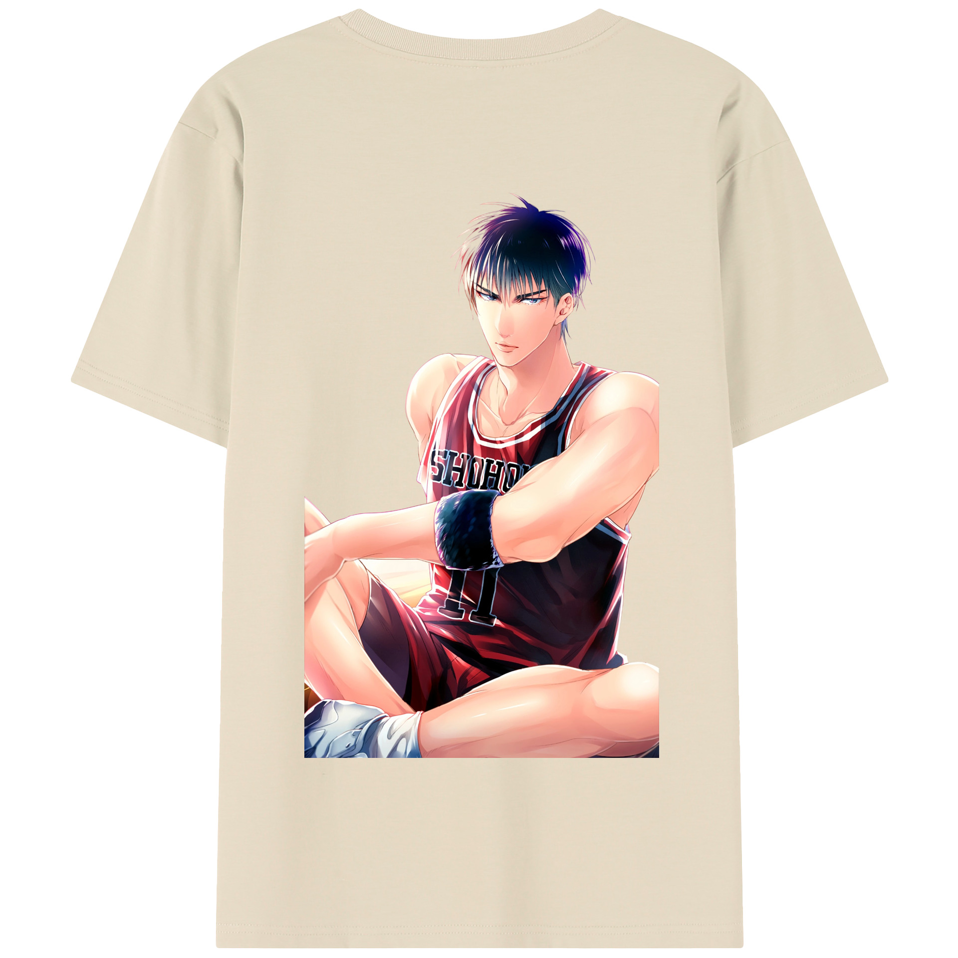 SLAM DUNK／スラムダンク 綿100％半袖Tシャツ（背面プリント）