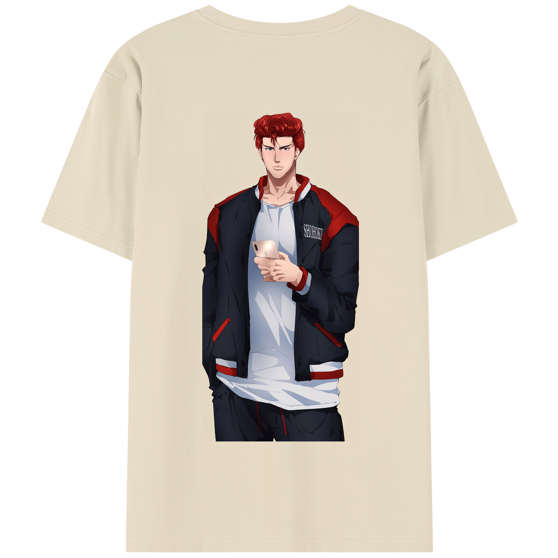 SLAM DUNK／スラムダンク 綿100％半袖Tシャツ（背面プリント）
