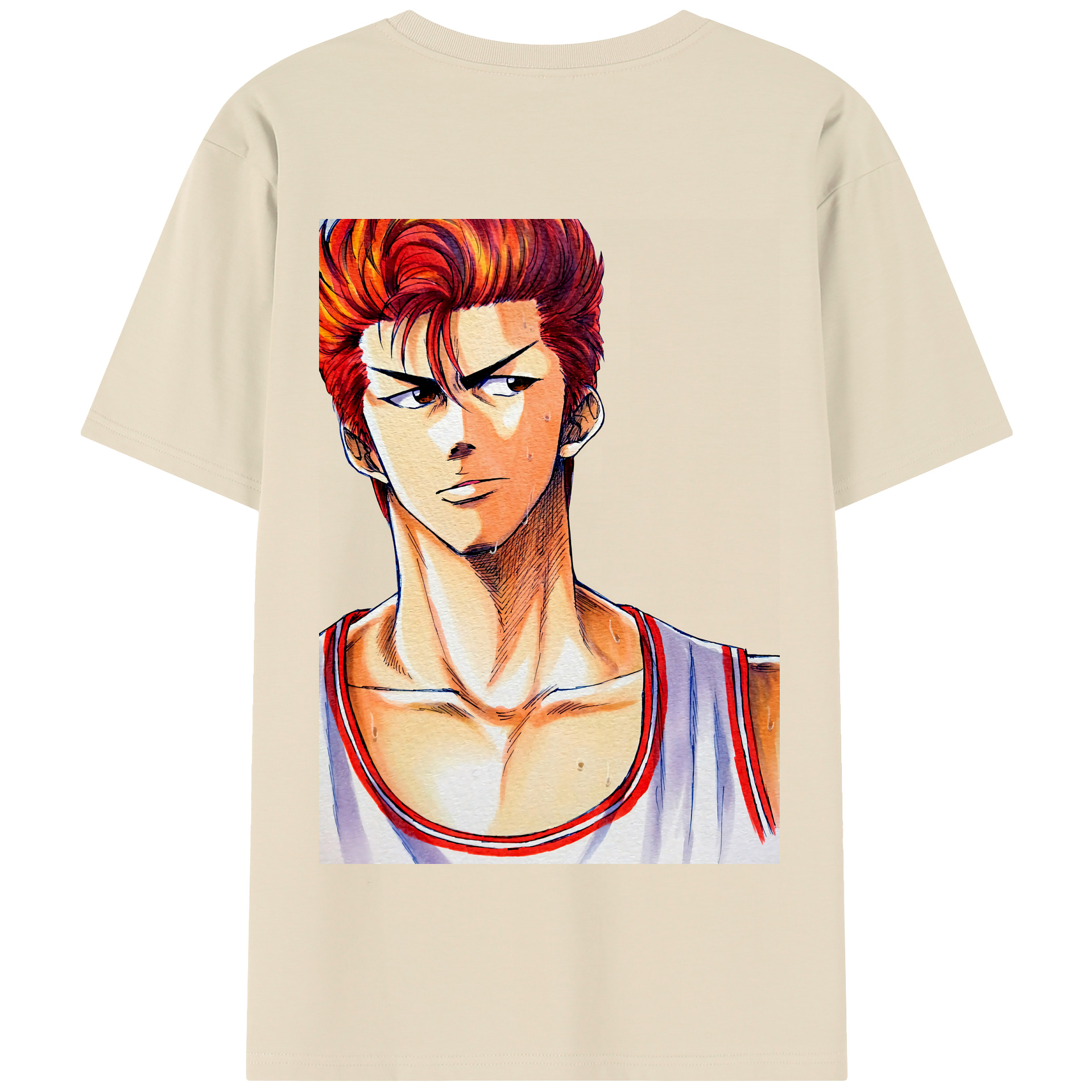 SLAM DUNK／スラムダンク 綿100％半袖Tシャツ（背面プリント）