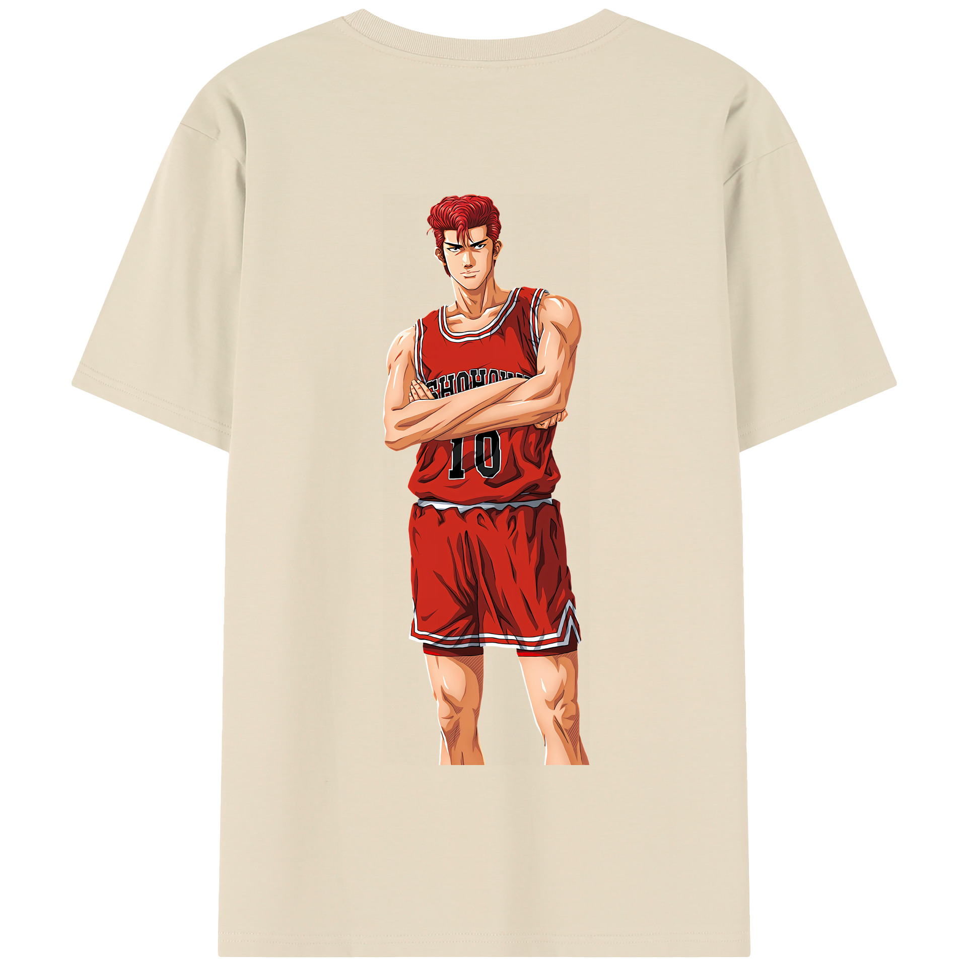 SLAM DUNK／スラムダンク 綿100％半袖Tシャツ（背面プリント）