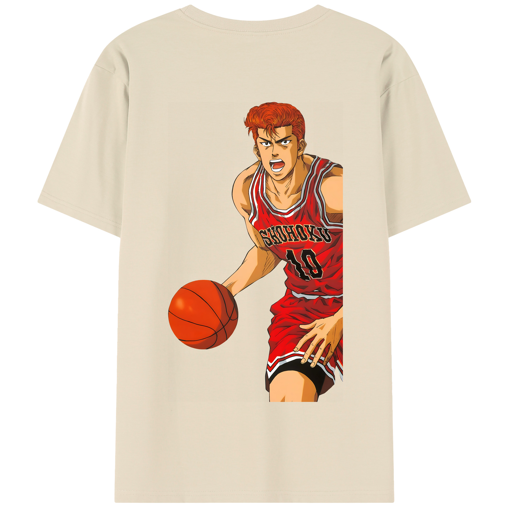 SLAM DUNK／スラムダンク 綿100％半袖Tシャツ（背面プリント）