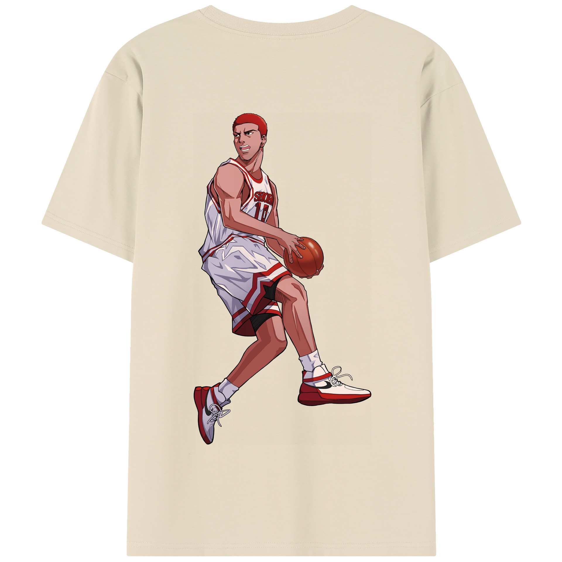 SLAM DUNK／スラムダンク 綿100％半袖Tシャツ（背面プリント）