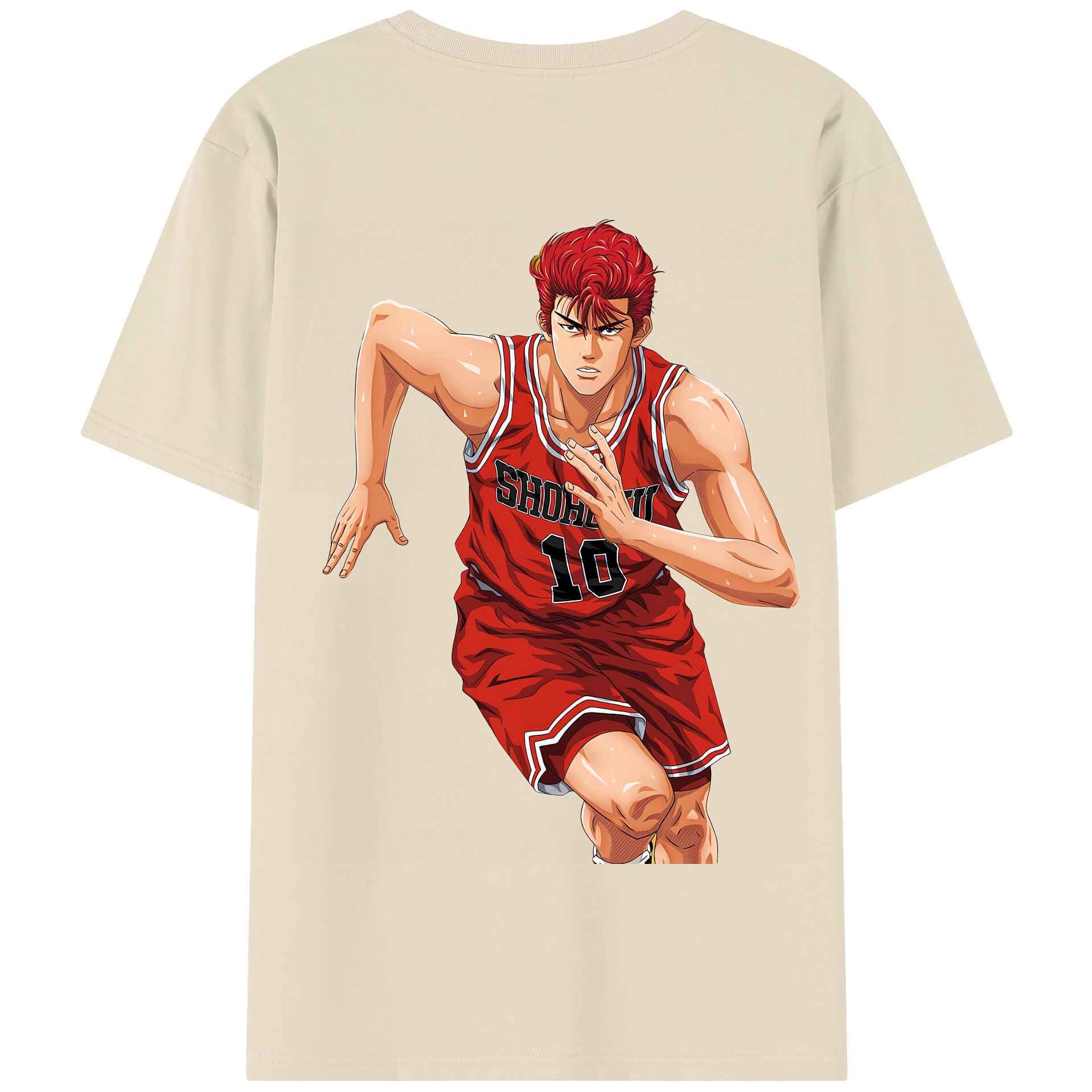 SLAM DUNK／スラムダンク 綿100％半袖Tシャツ（背面プリント）