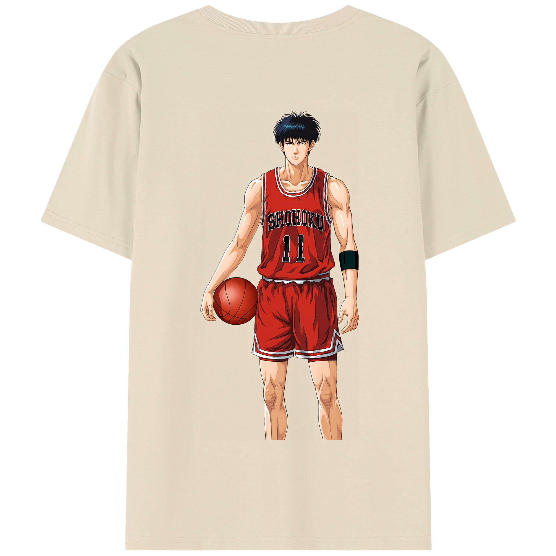 SLAM DUNK／スラムダンク 綿100％半袖Tシャツ（背面プリント）