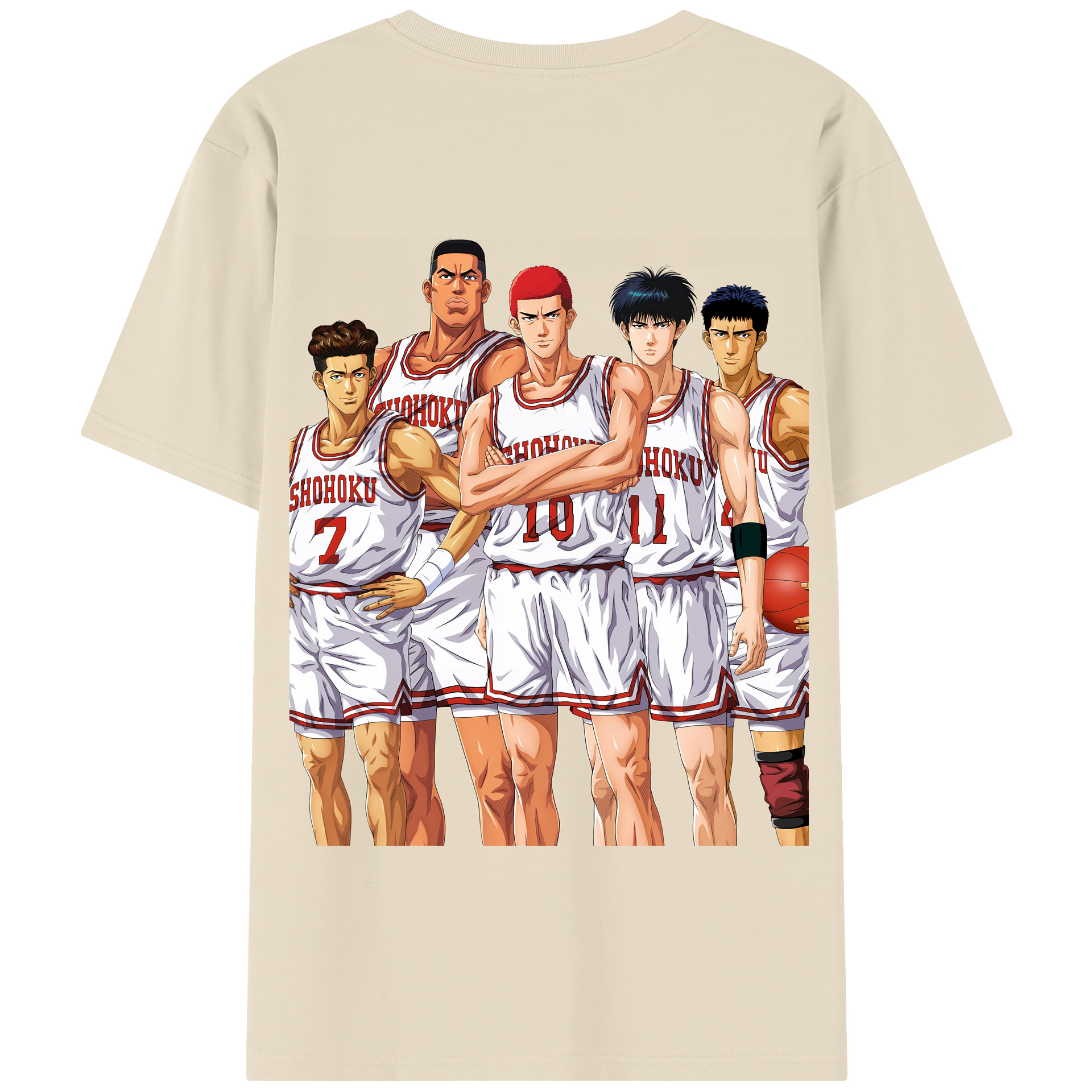 （画像用） SLAM DUNK／スラムダンク 綿100％半袖Tシャツ（背面プリント）