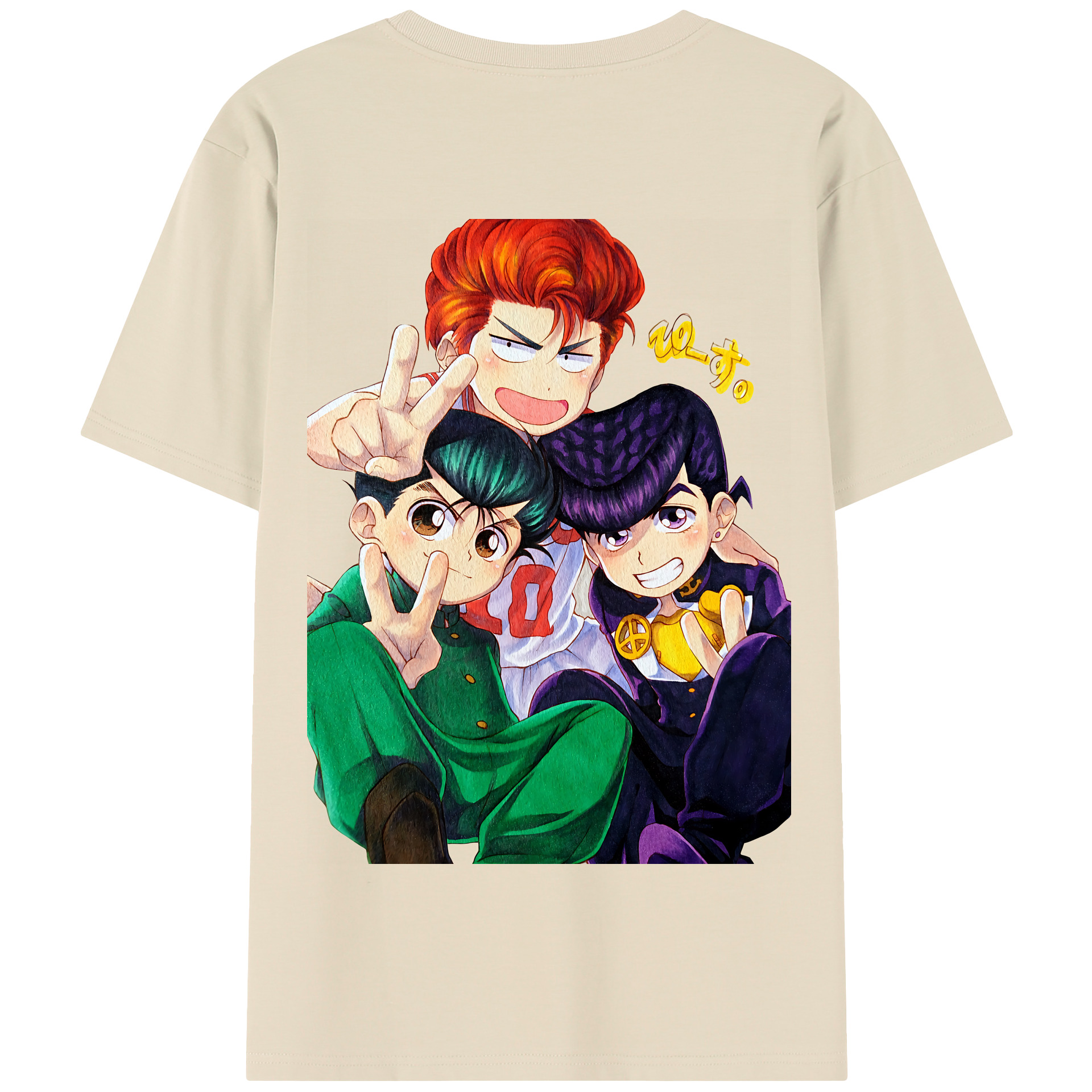 SLAM DUNK／スラムダンク 綿100％半袖Tシャツ（背面プリント）