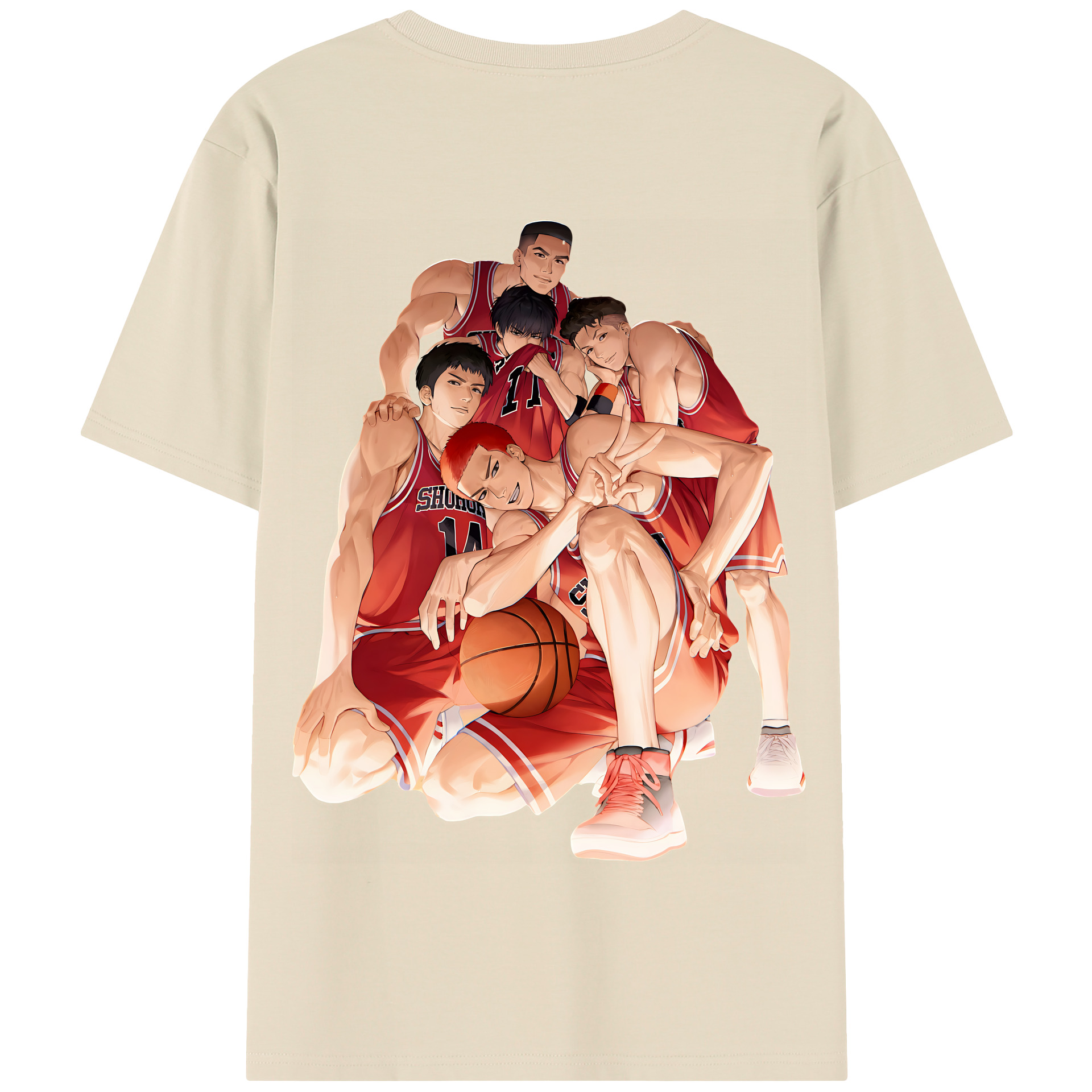 （画像用） SLAM DUNK／スラムダンク 綿100％半袖Tシャツ（背面プリント）