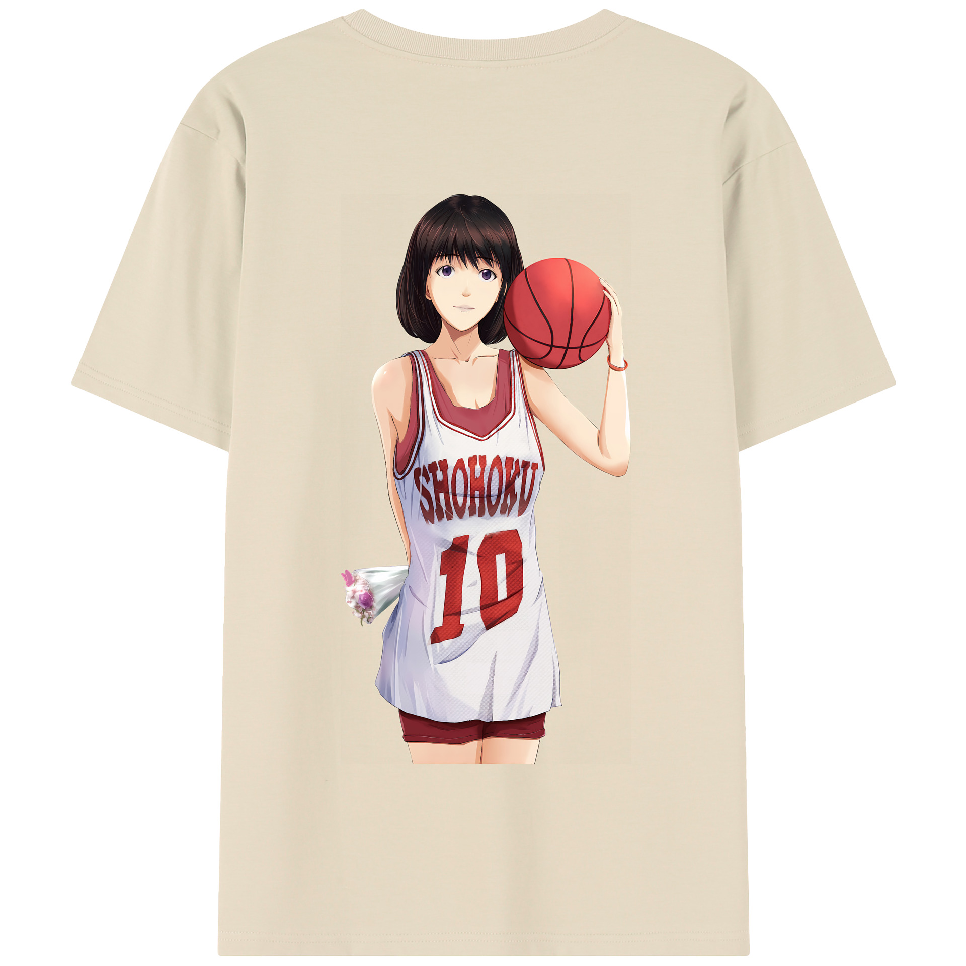 SLAM DUNK／スラムダンク 綿100％半袖Tシャツ（背面プリント）