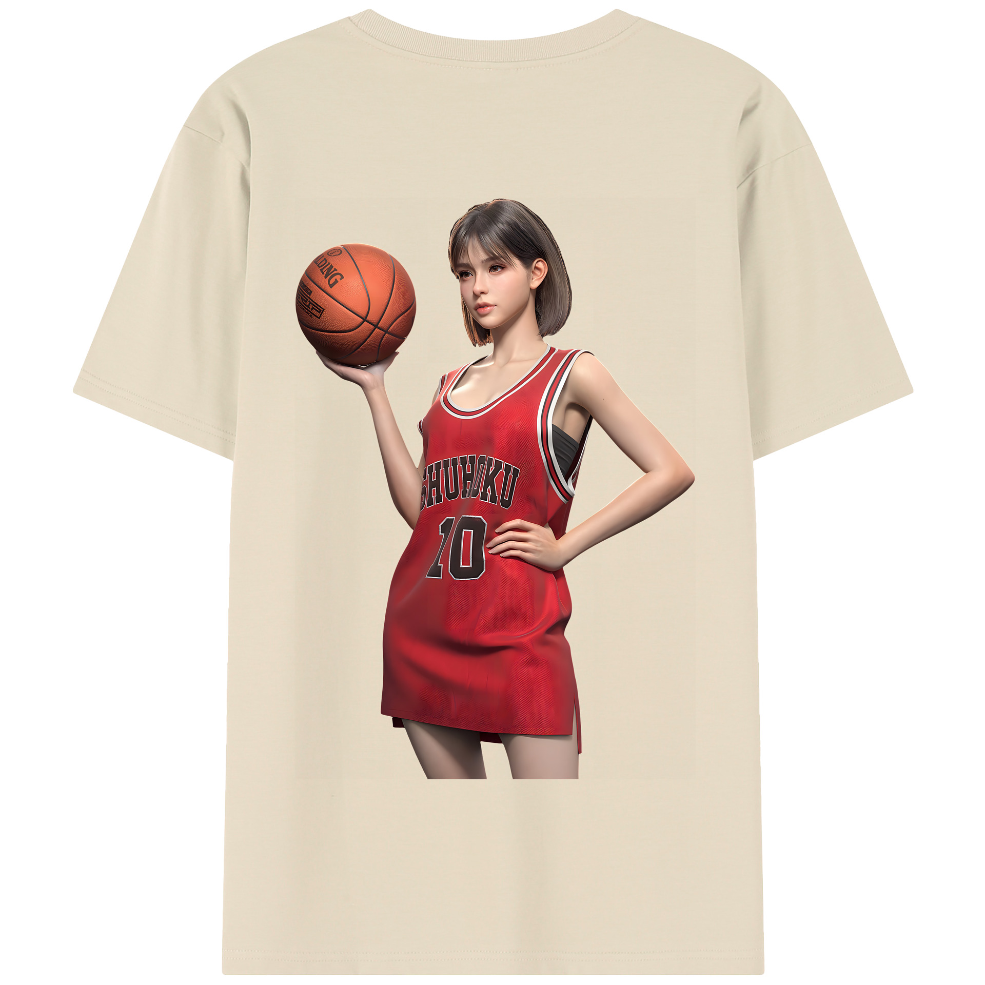 SLAM DUNK／スラムダンク 綿100％半袖Tシャツ（背面プリント）