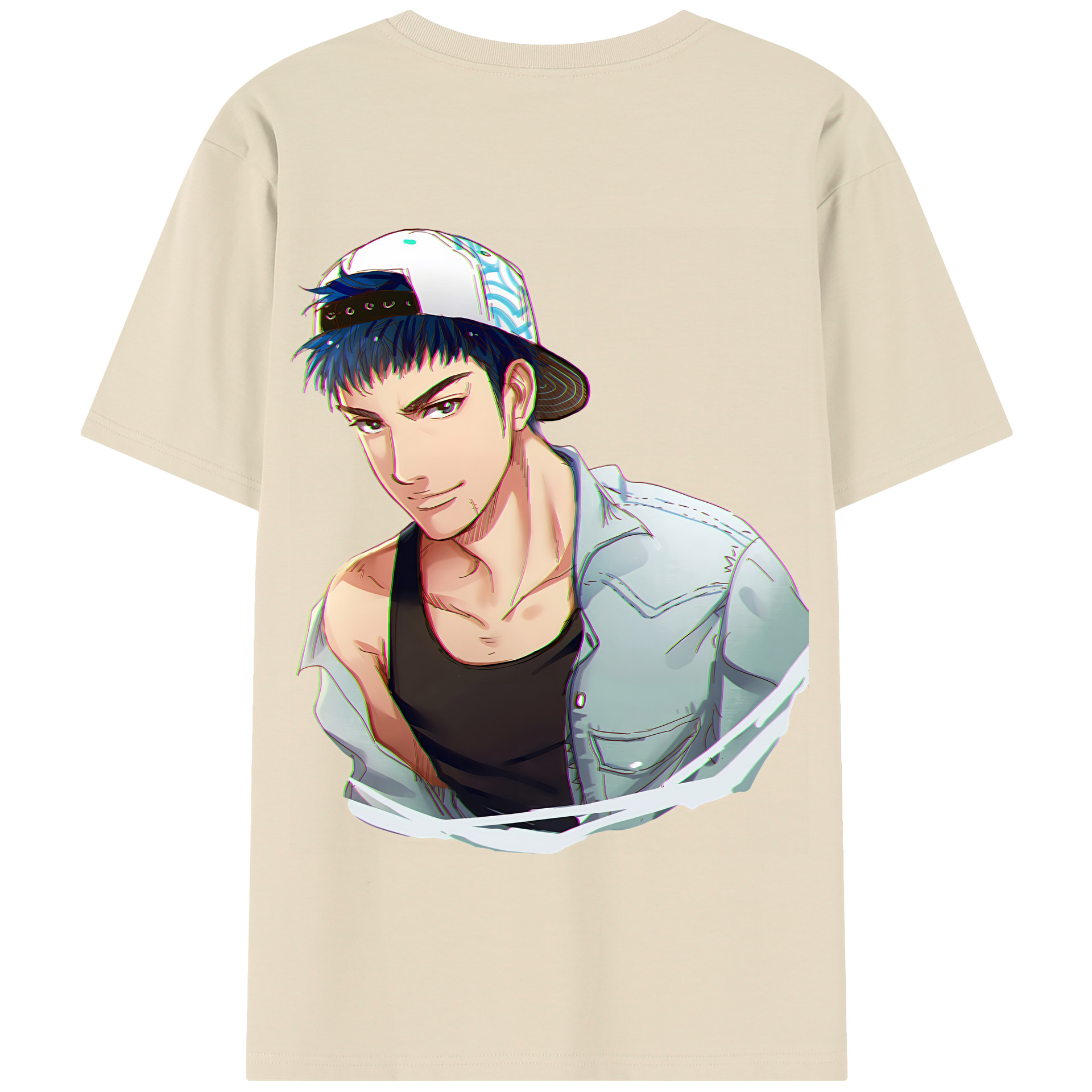 SLAM DUNK／スラムダンク 綿100％半袖Tシャツ（背面プリント）