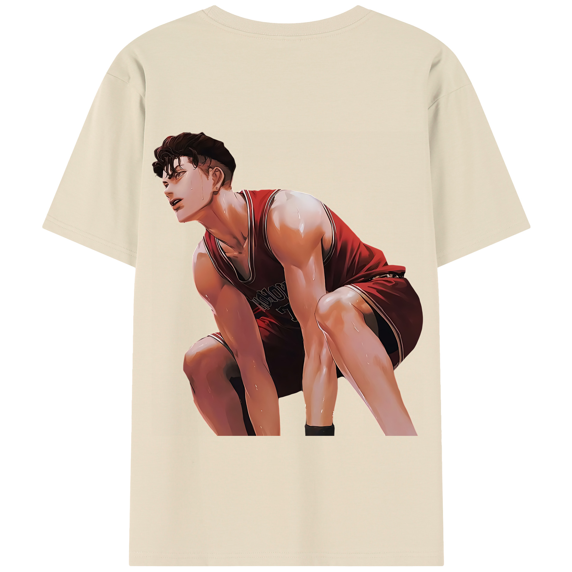 SLAM DUNK／スラムダンク 綿100％半袖Tシャツ（背面プリント）