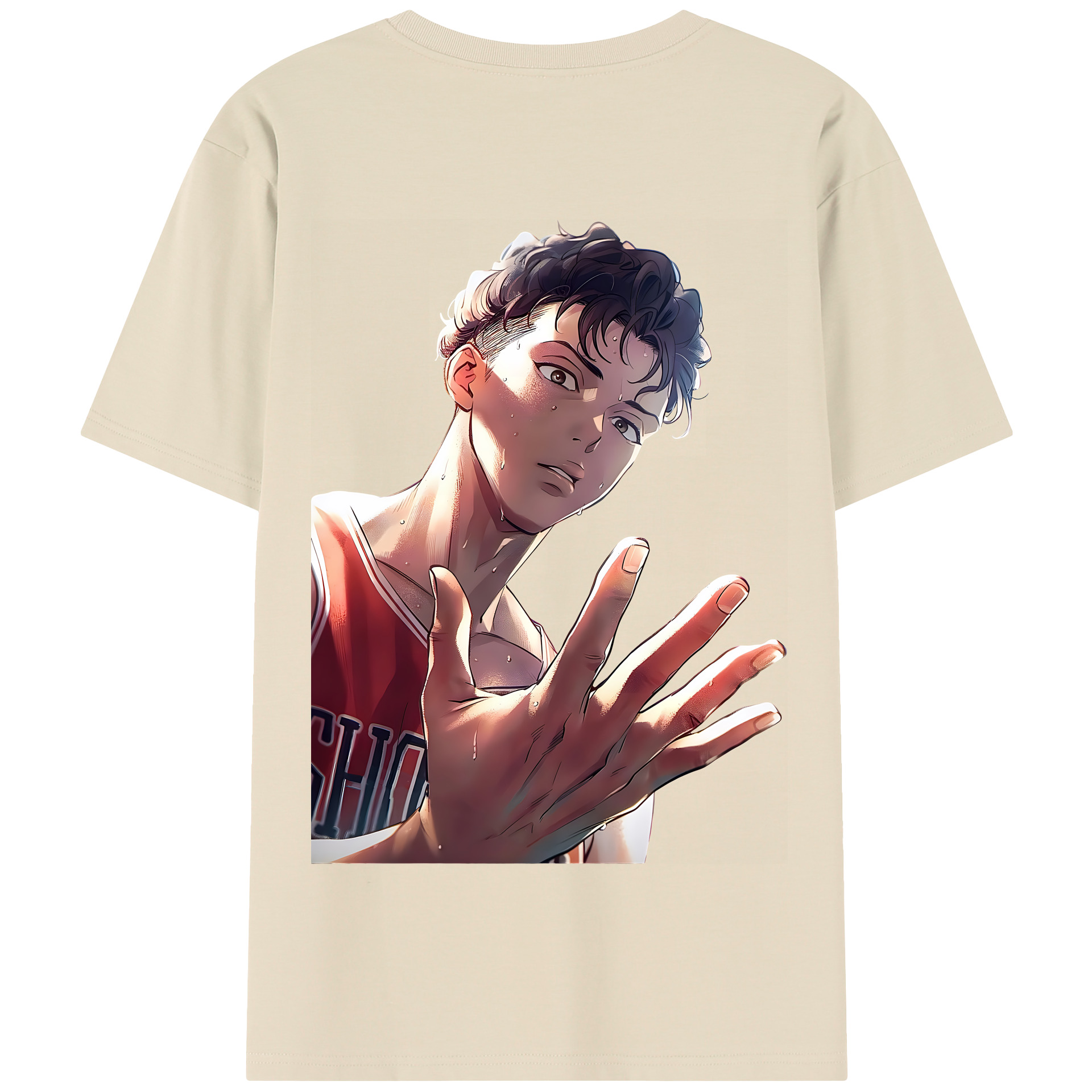 SLAM DUNK／スラムダンク 綿100％半袖Tシャツ（背面プリント）