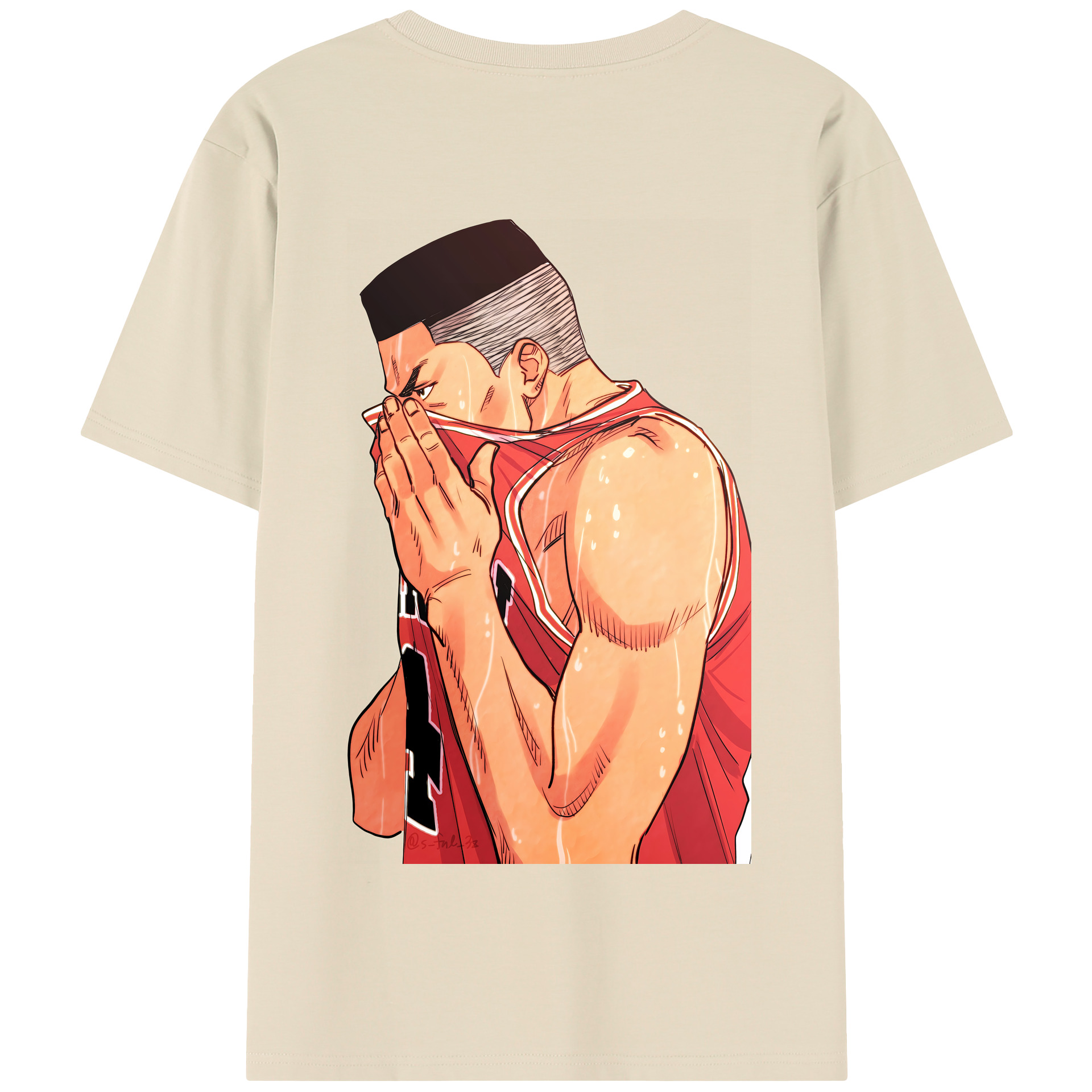 SLAM DUNK／スラムダンク 綿100％半袖Tシャツ（背面プリント）
