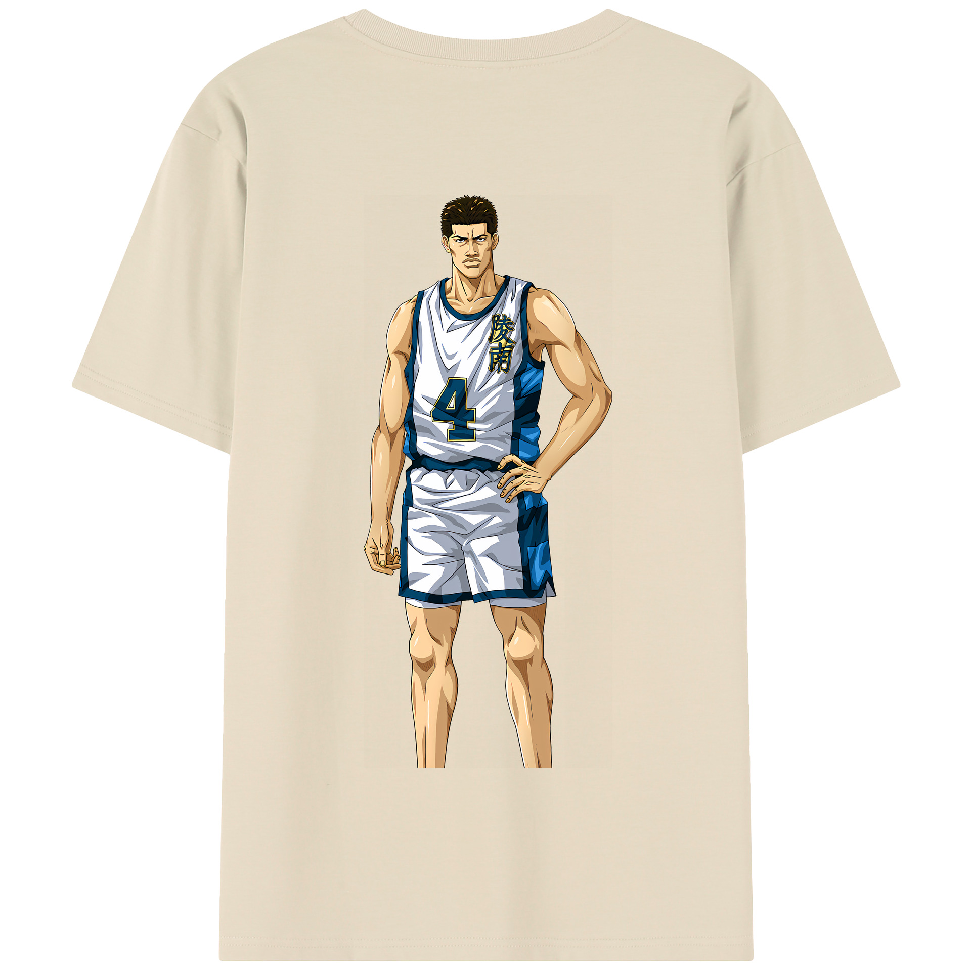 SLAM DUNK／スラムダンク 綿100％半袖Tシャツ（背面プリント）