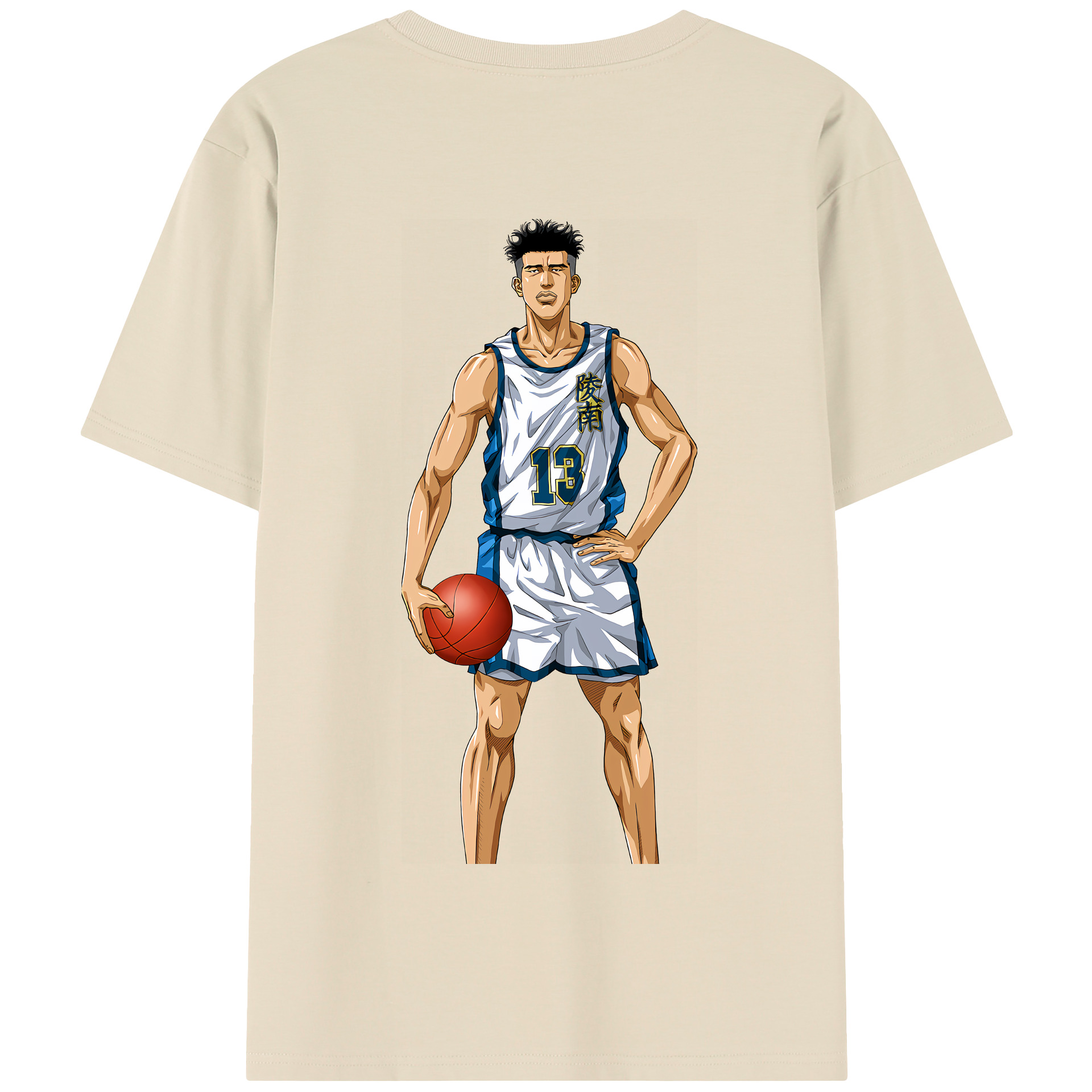 SLAM DUNK／スラムダンク 綿100％半袖Tシャツ（背面プリント）
