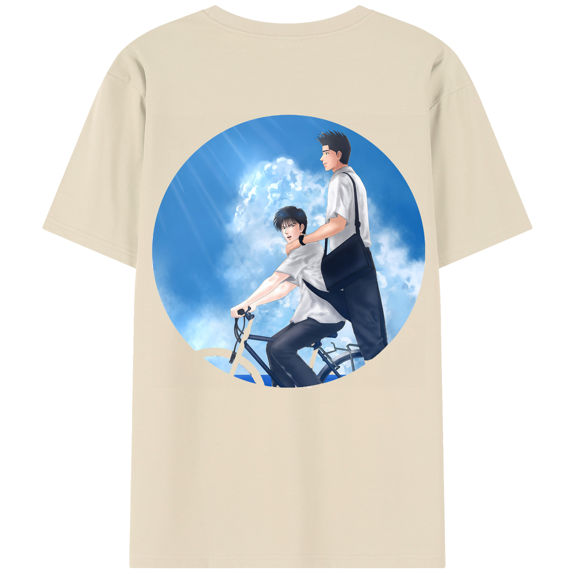SLAM DUNK／スラムダンク 綿100％半袖Tシャツ（背面プリント）
