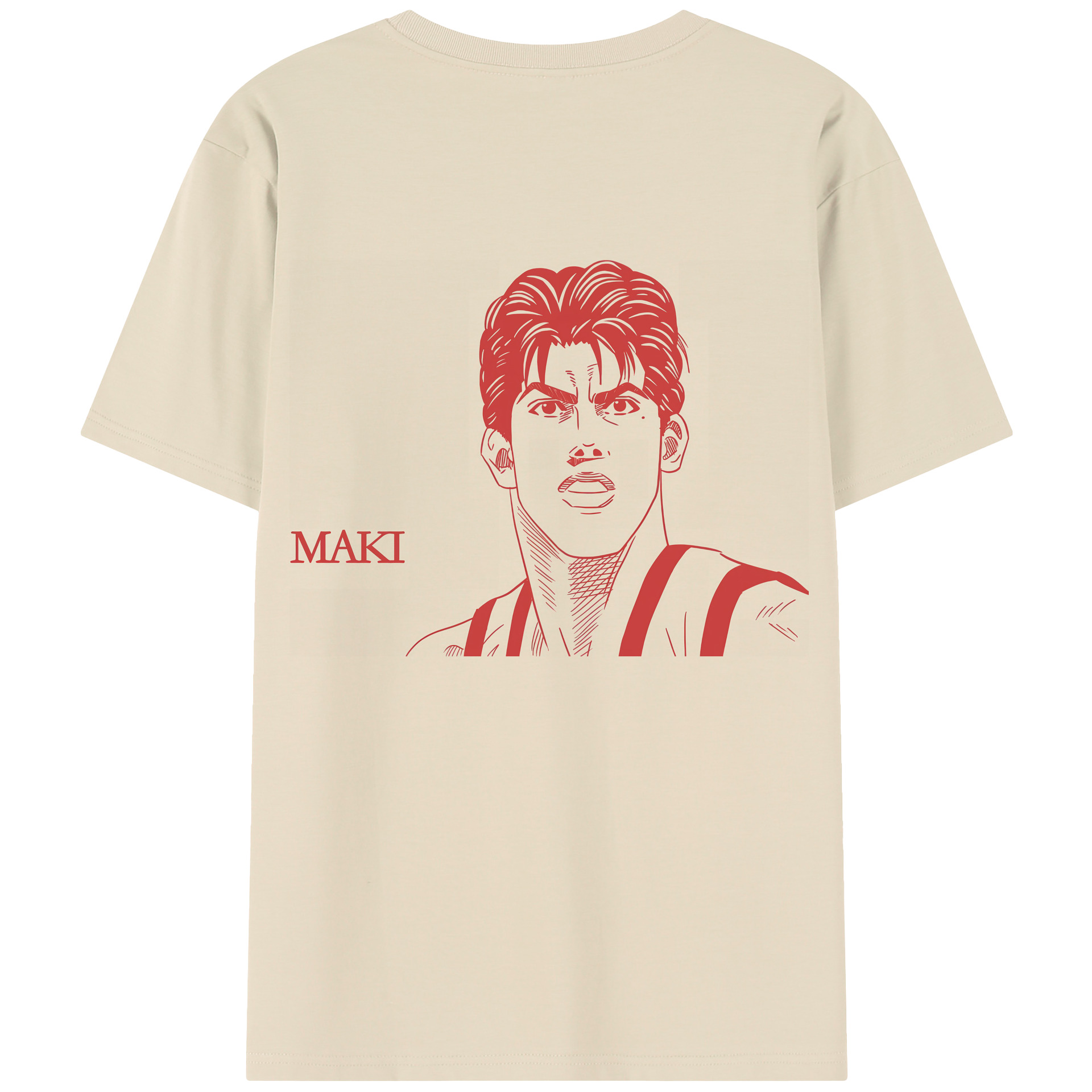 SLAM DUNK／スラムダンク 綿100％半袖Tシャツ（背面プリント）