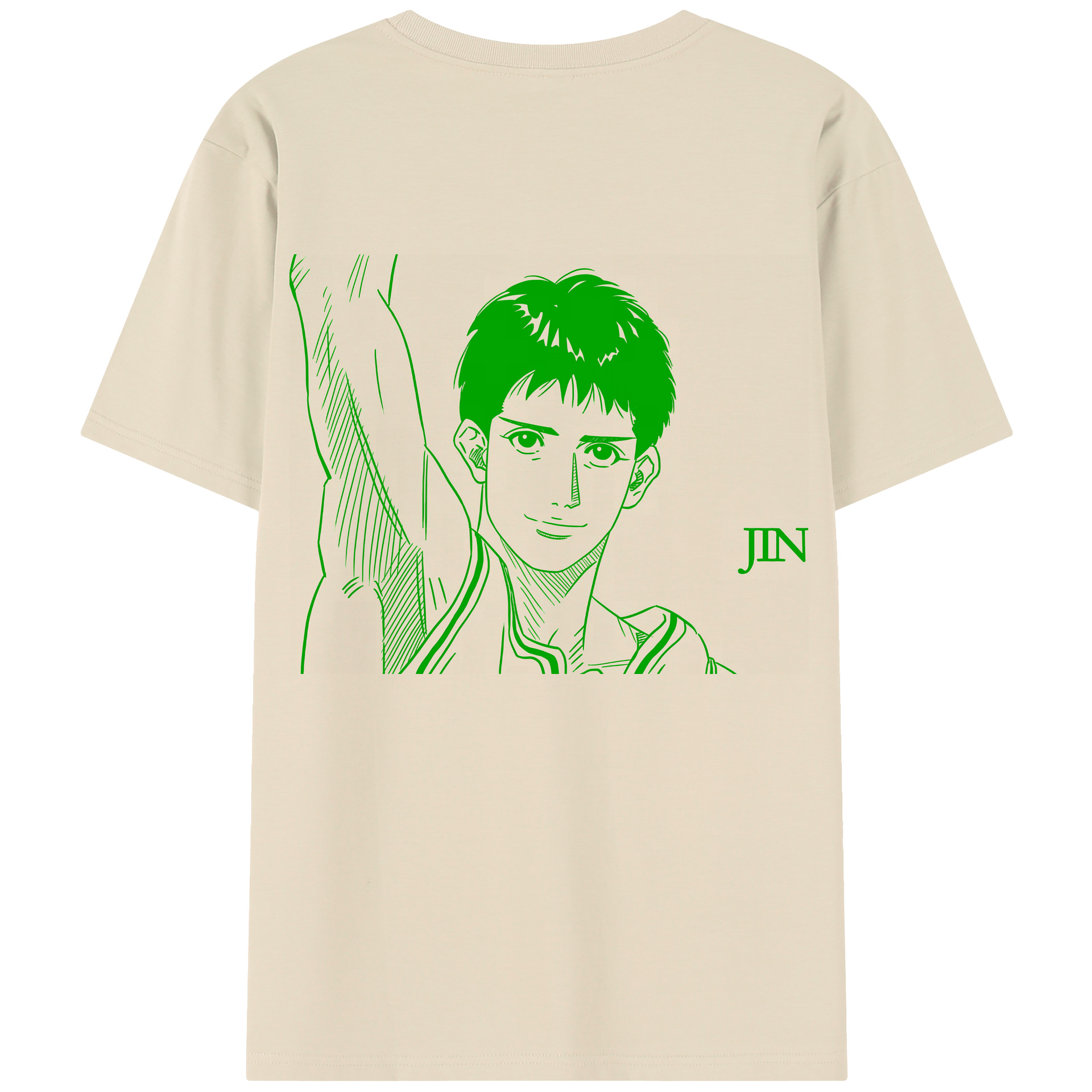 SLAM DUNK／スラムダンク 綿100％半袖Tシャツ（背面プリント）