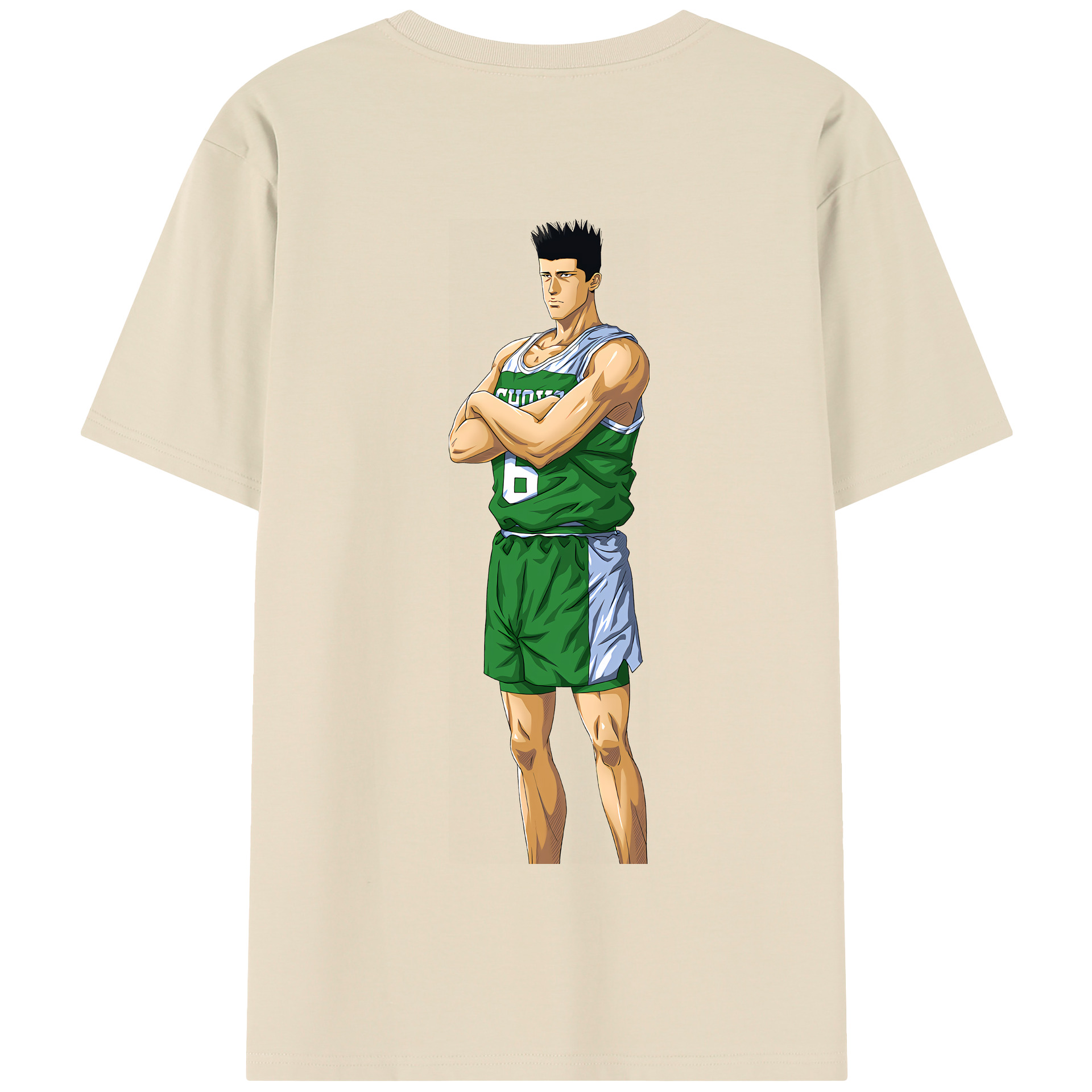 SLAM DUNK／スラムダンク 綿100％半袖Tシャツ（背面プリント）