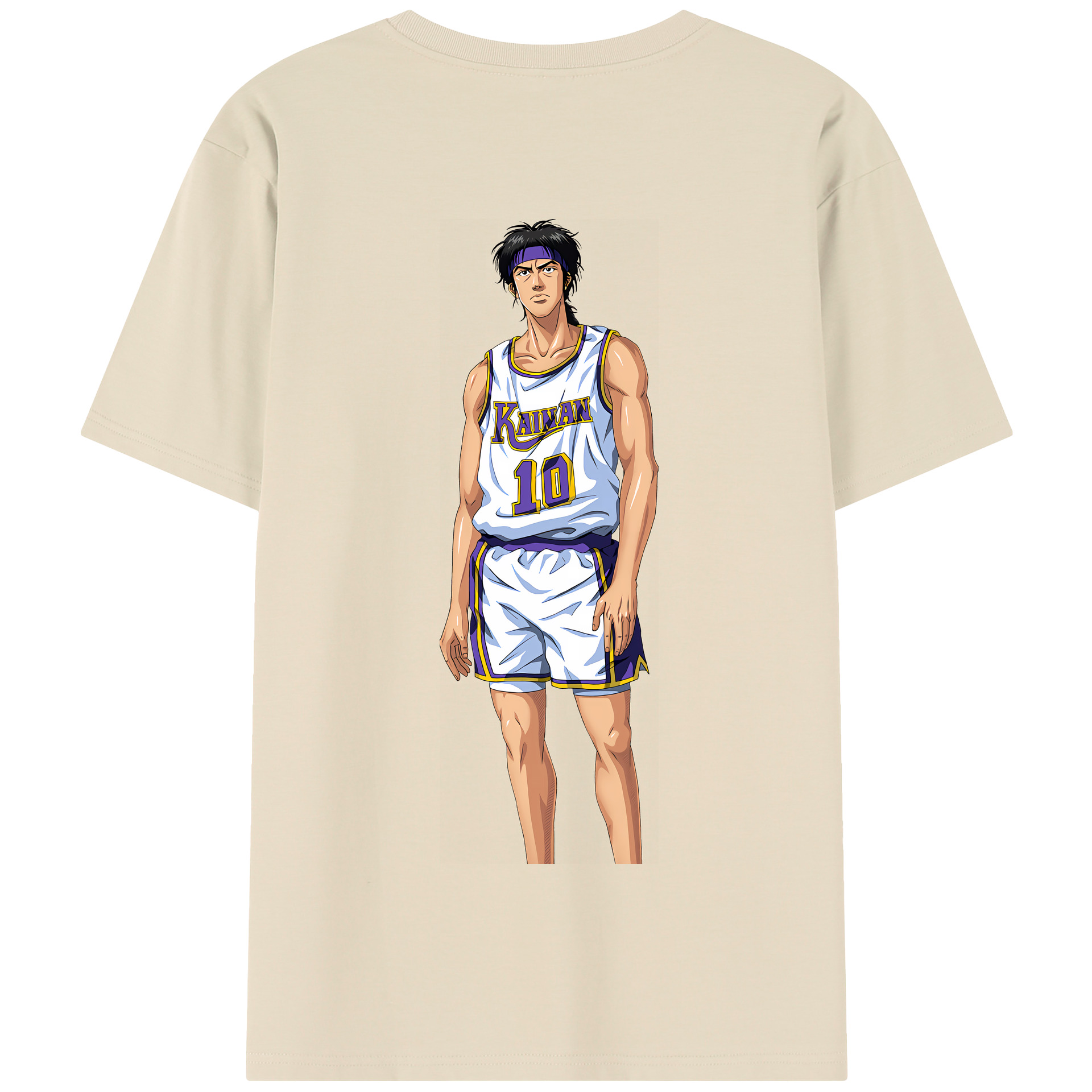 SLAM DUNK／スラムダンク 綿100％半袖Tシャツ（背面プリント）