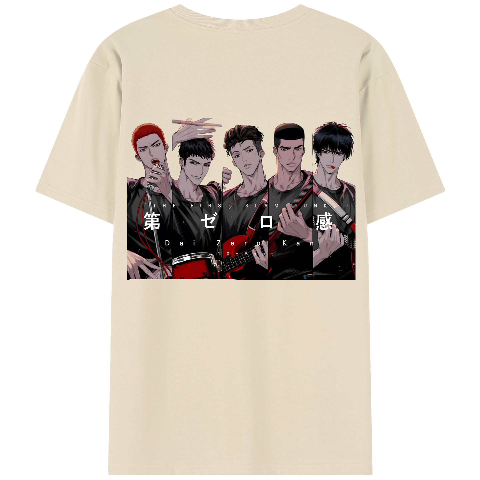 SLAM DUNK／スラムダンク 綿100％半袖Tシャツ（背面プリント）