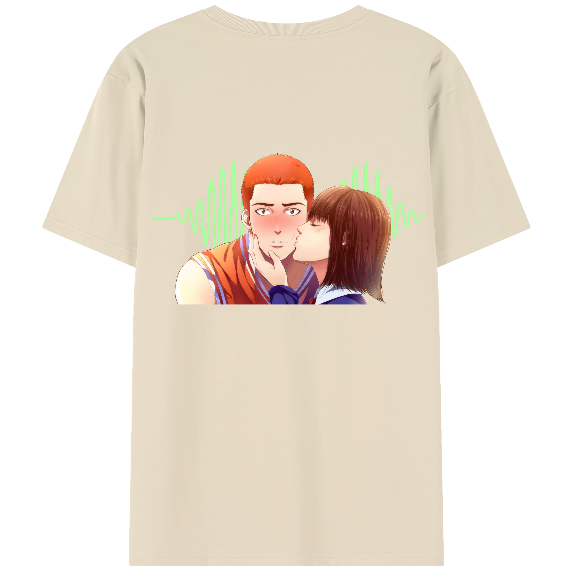 SLAM DUNK／スラムダンク 綿100％半袖Tシャツ（背面プリント）