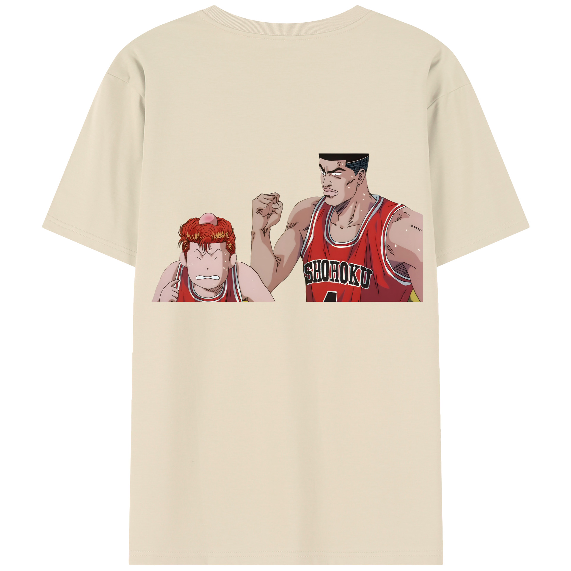 SLAM DUNK／スラムダンク 綿100％半袖Tシャツ（背面プリント）