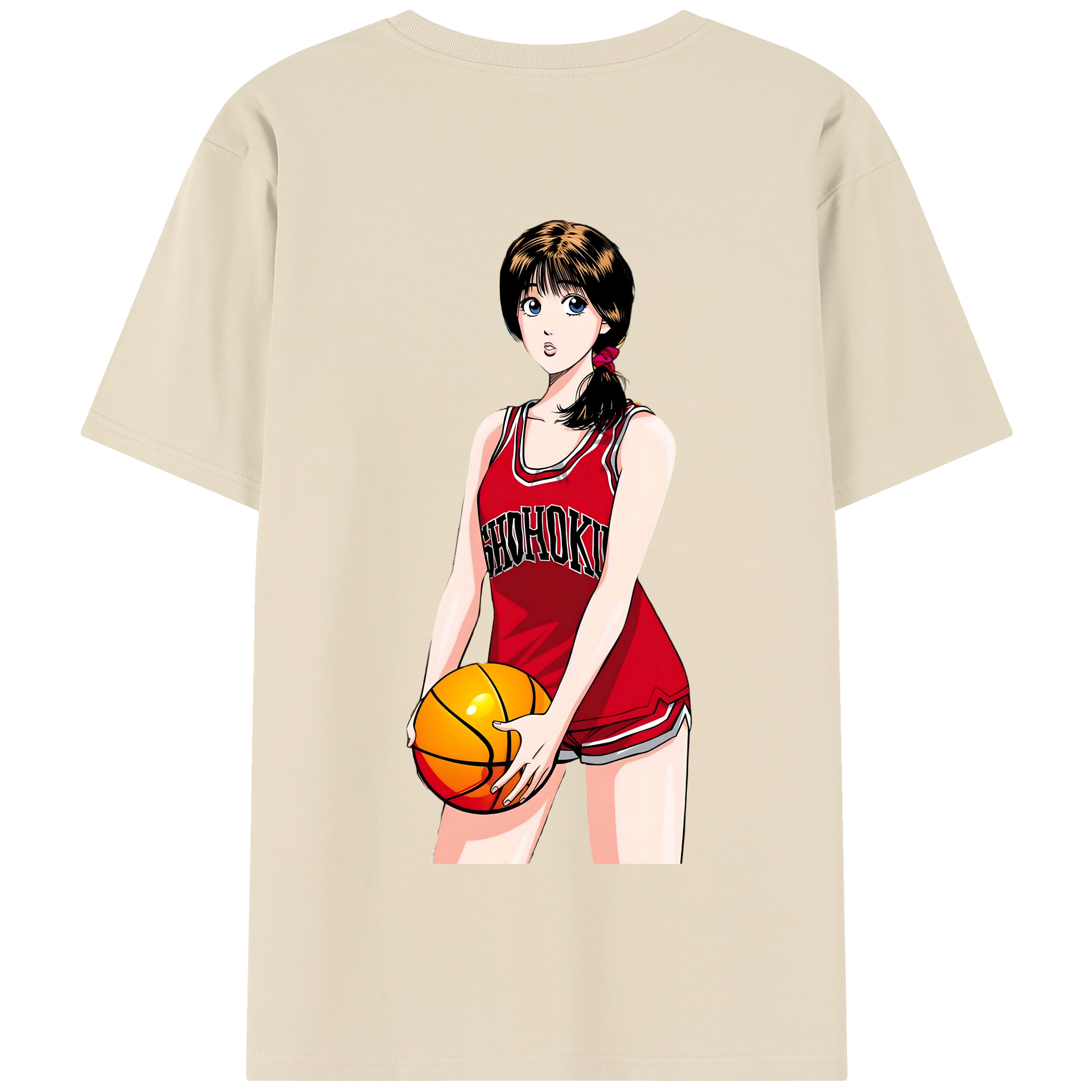 SLAM DUNK／スラムダンク 綿100％半袖Tシャツ（背面プリント）