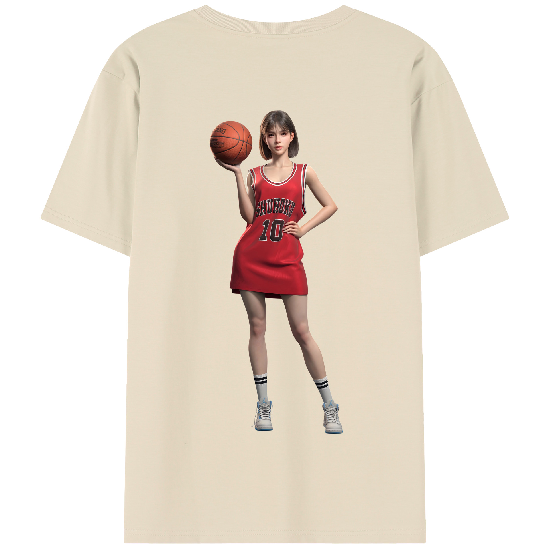 SLAM DUNK／スラムダンク 綿100％半袖Tシャツ（背面プリント）