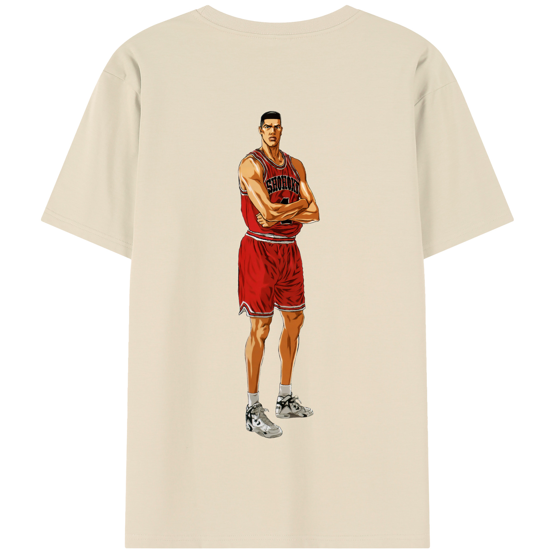 SLAM DUNK／スラムダンク 綿100％半袖Tシャツ（背面プリント）