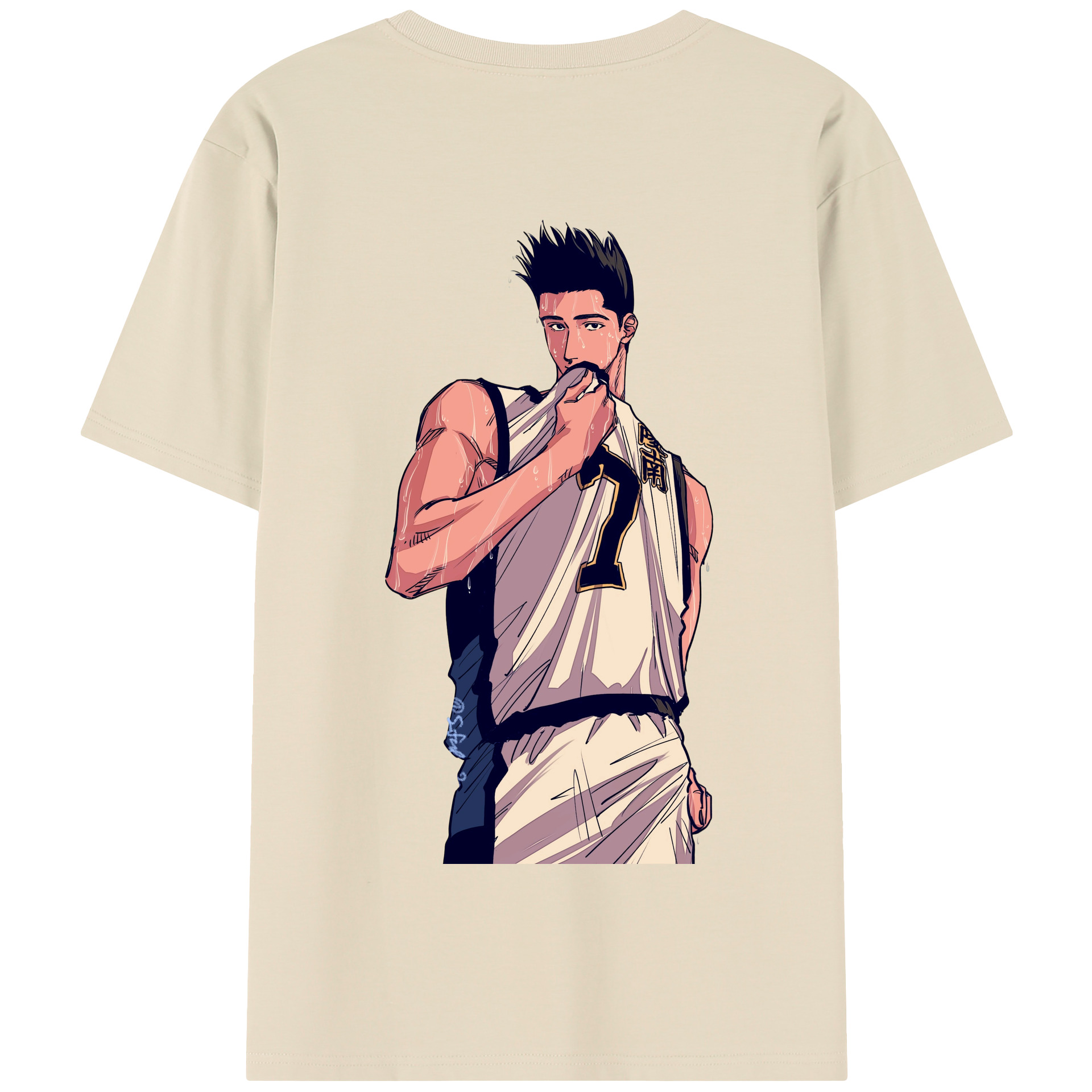 SLAM DUNK／スラムダンク 綿100％半袖Tシャツ（背面プリント）