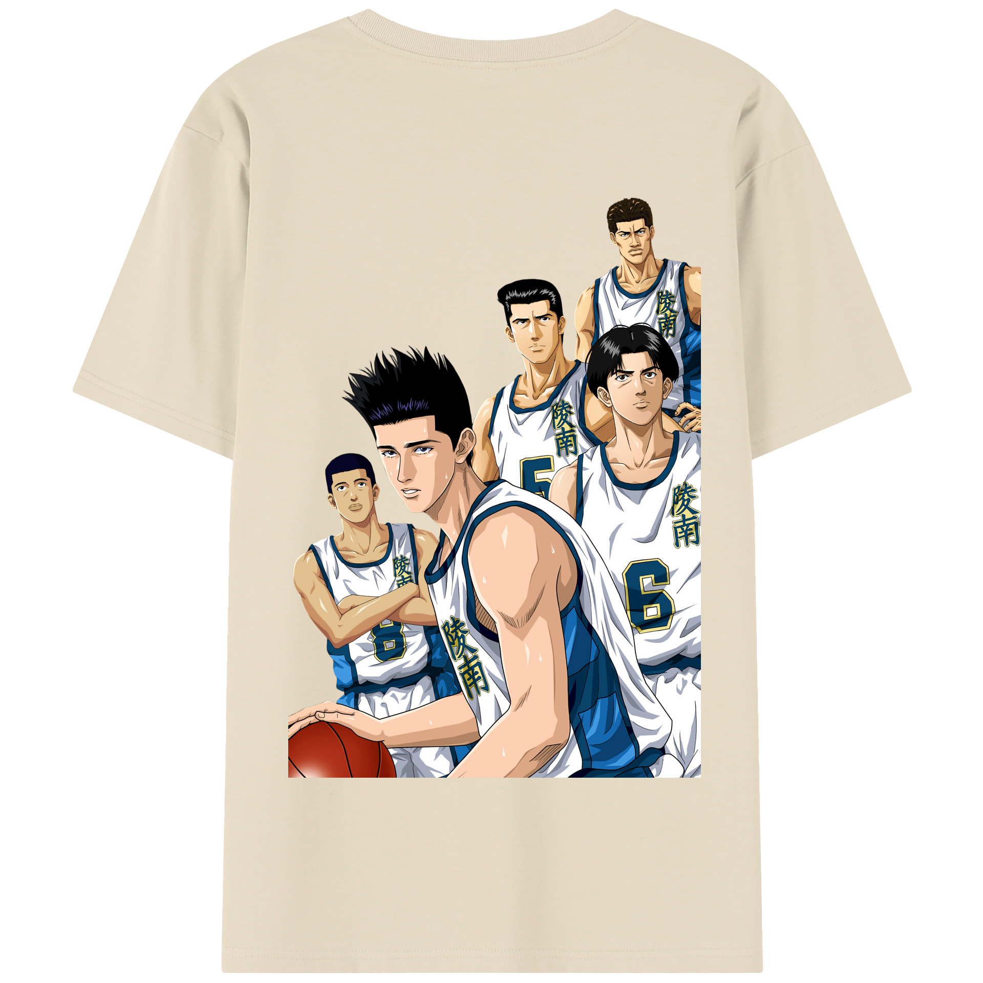 SLAM DUNK／スラムダンク 綿100％半袖Tシャツ（背面プリント）