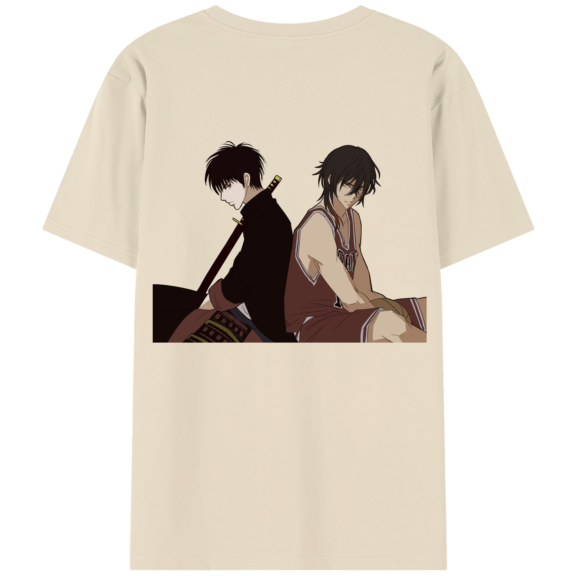 SLAM DUNK／スラムダンク 綿100％半袖Tシャツ（背面プリント）