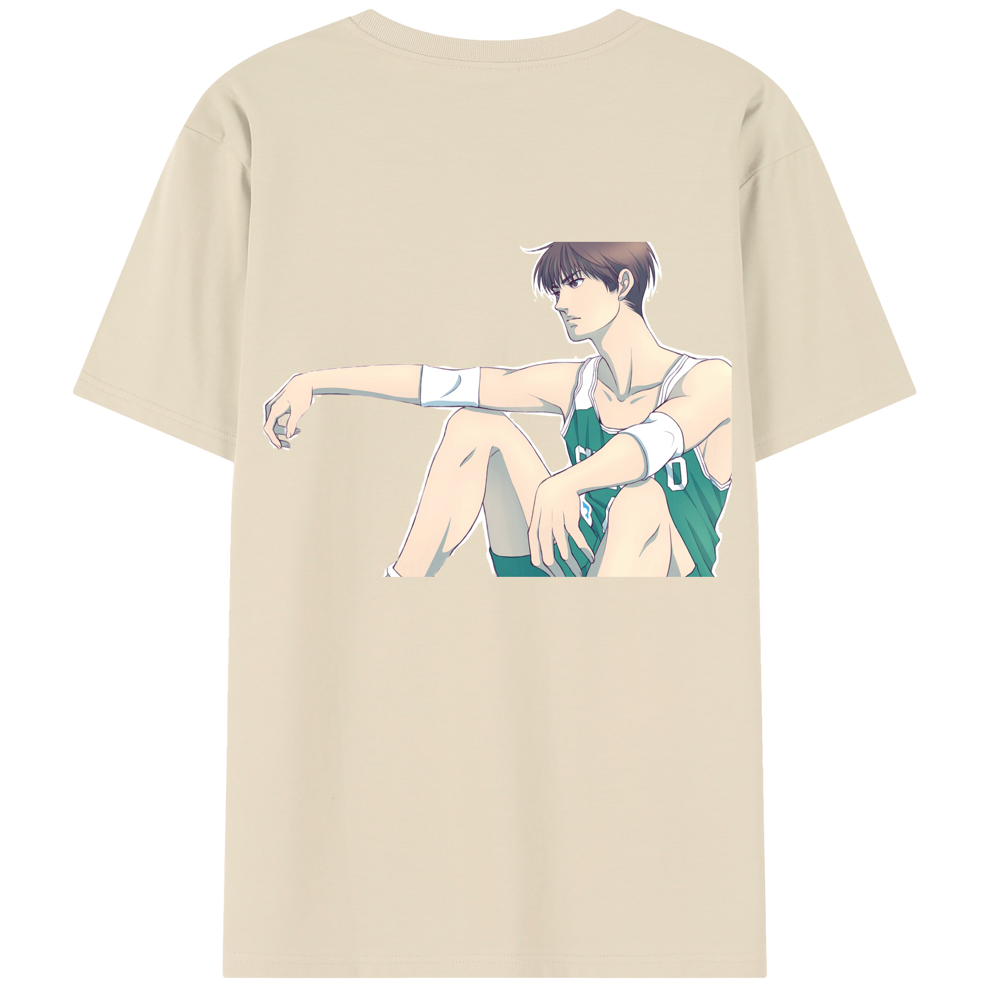 SLAM DUNK／スラムダンク 綿100％半袖Tシャツ（背面プリント）