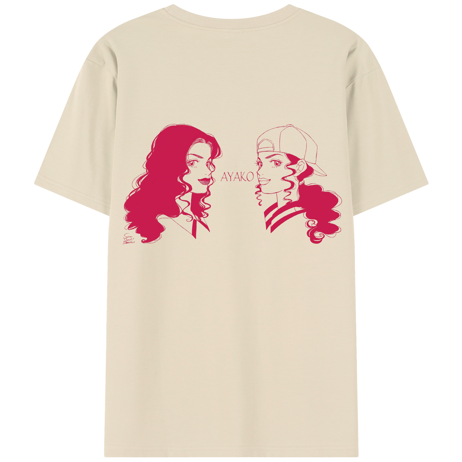 SLAM DUNK／スラムダンク 綿100％半袖Tシャツ（背面プリント）
