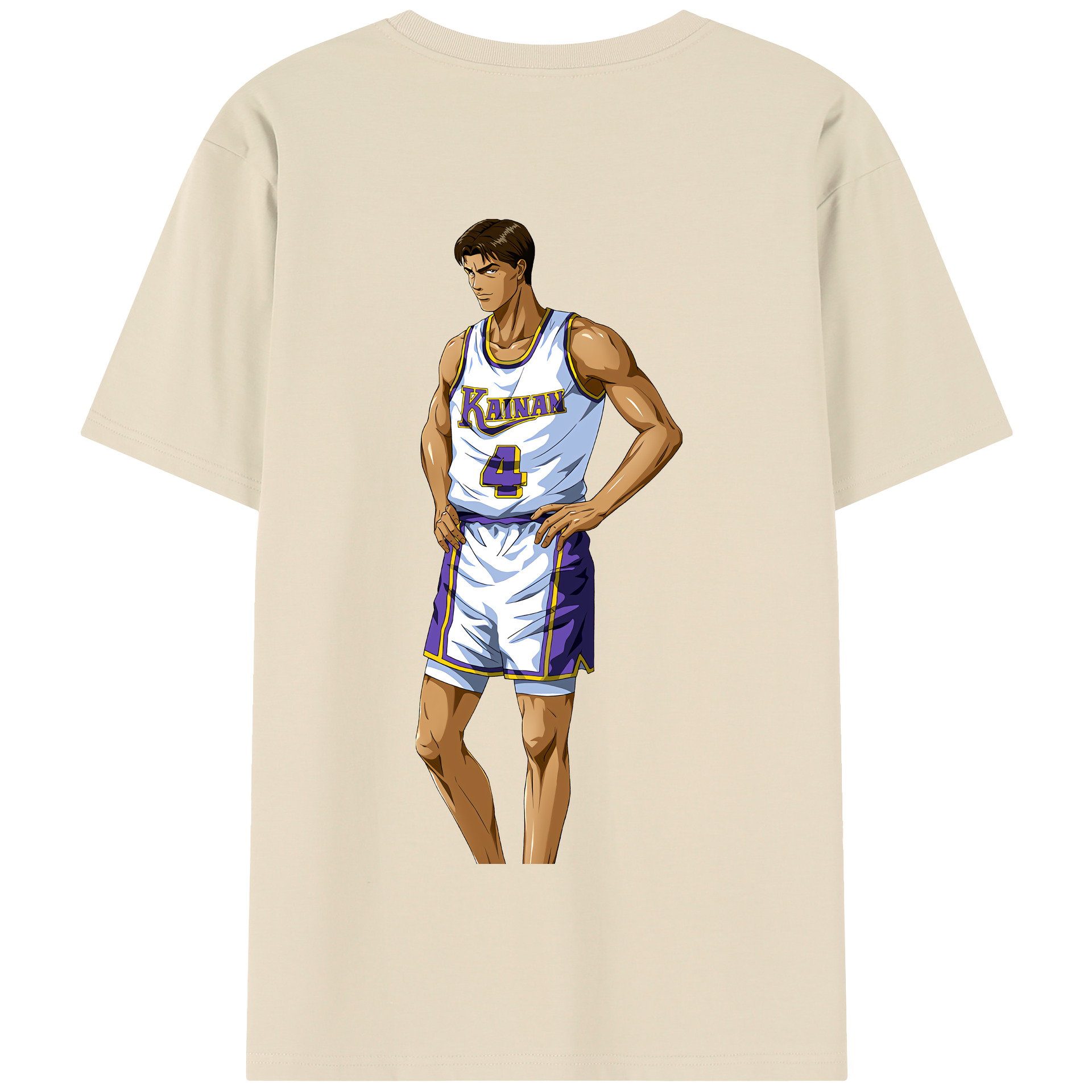 （画像用） SLAM DUNK／スラムダンク 綿100％半袖Tシャツ（背面プリント）