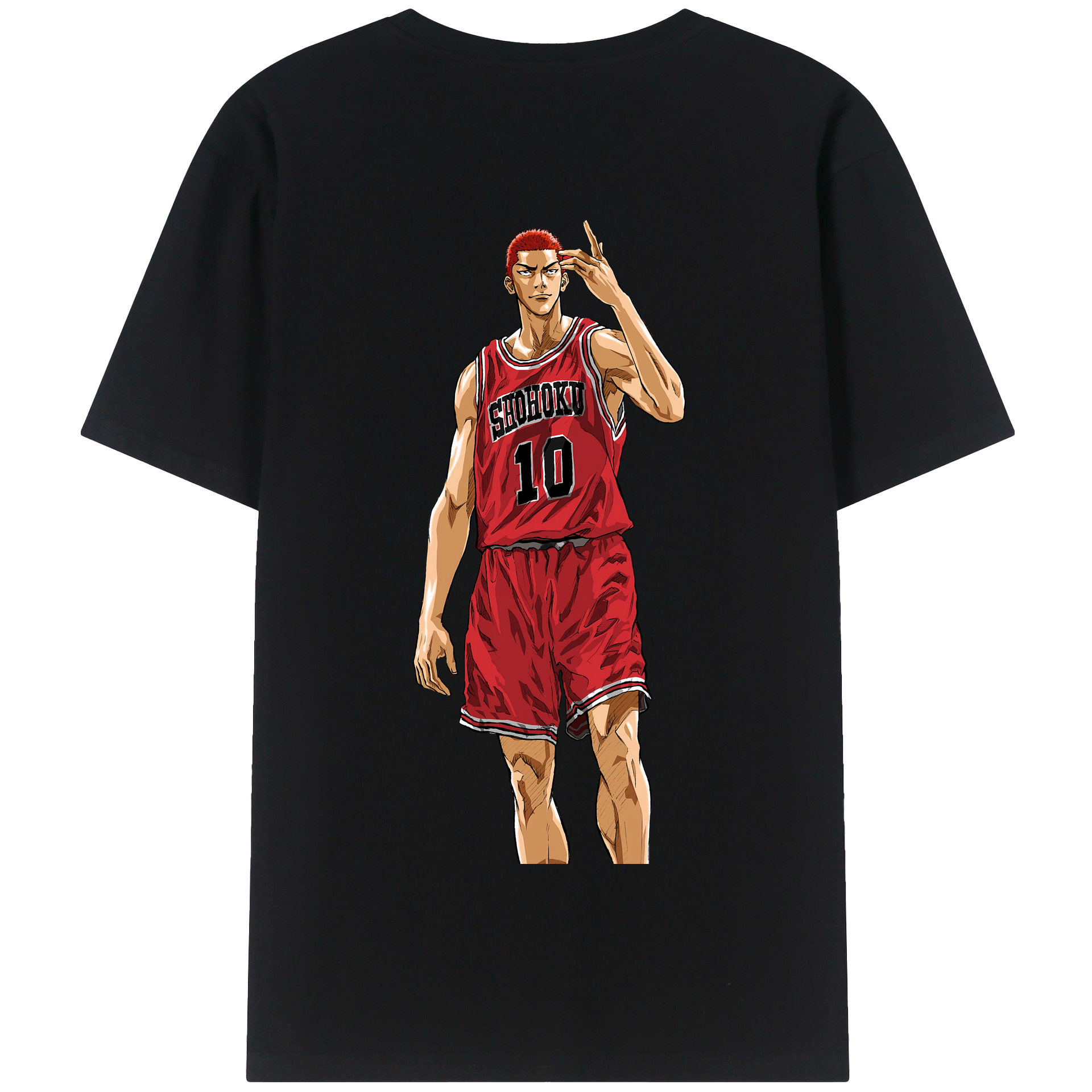 SLAM DUNK／スラムダンク 綿100％半袖Tシャツ（背面プリント）