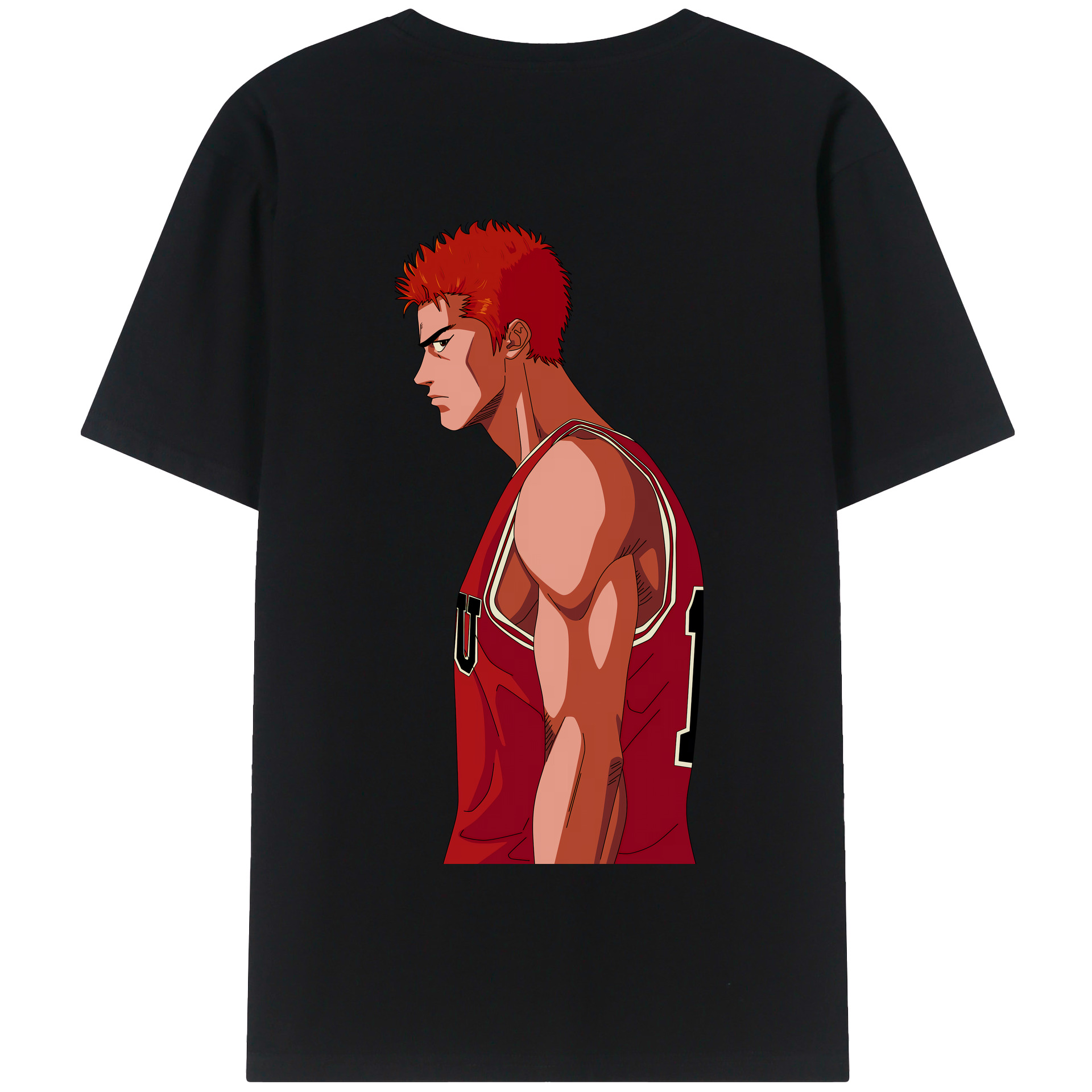 SLAM DUNK／スラムダンク 綿100％半袖Tシャツ（背面プリント）