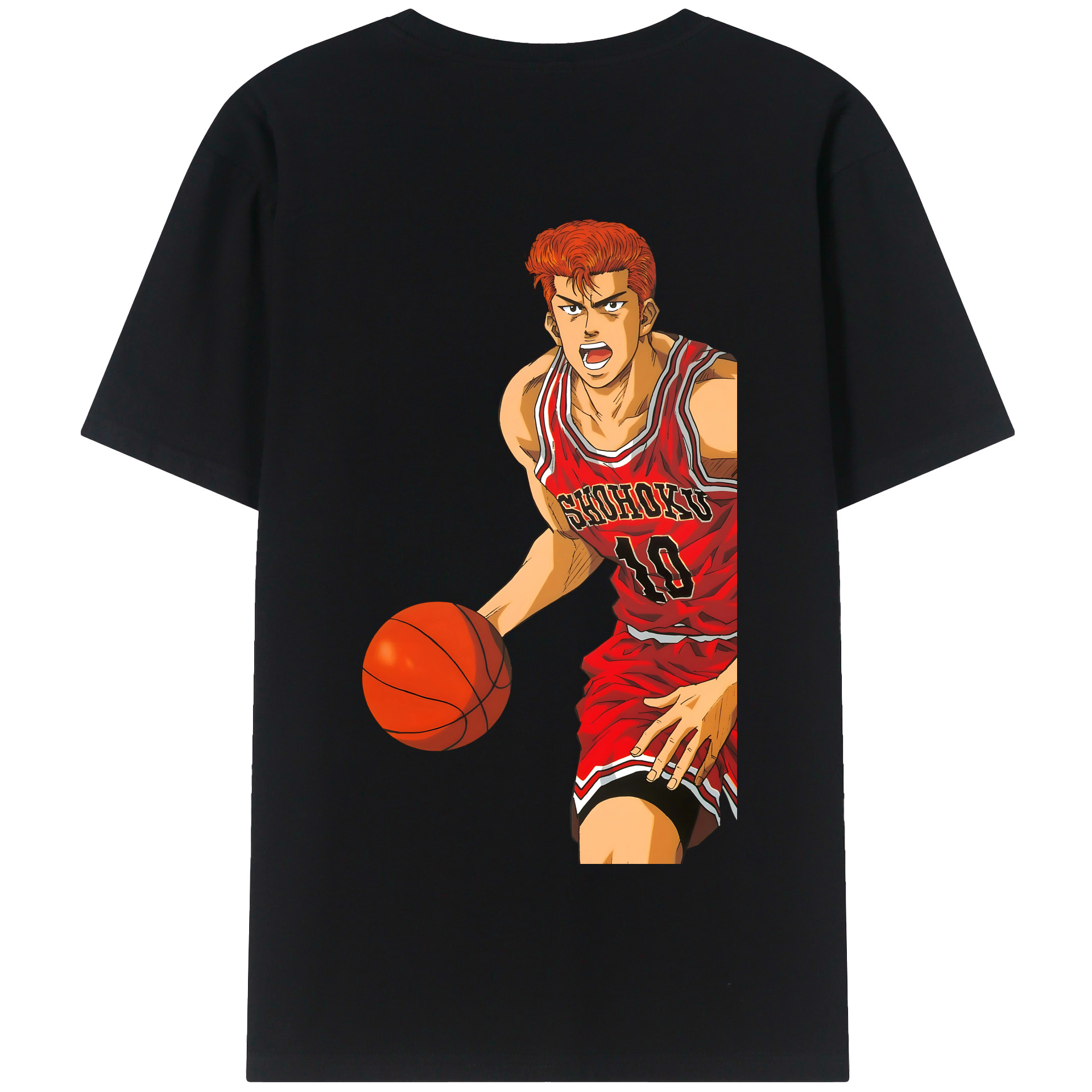 SLAM DUNK／スラムダンク 綿100％半袖Tシャツ（背面プリント）
